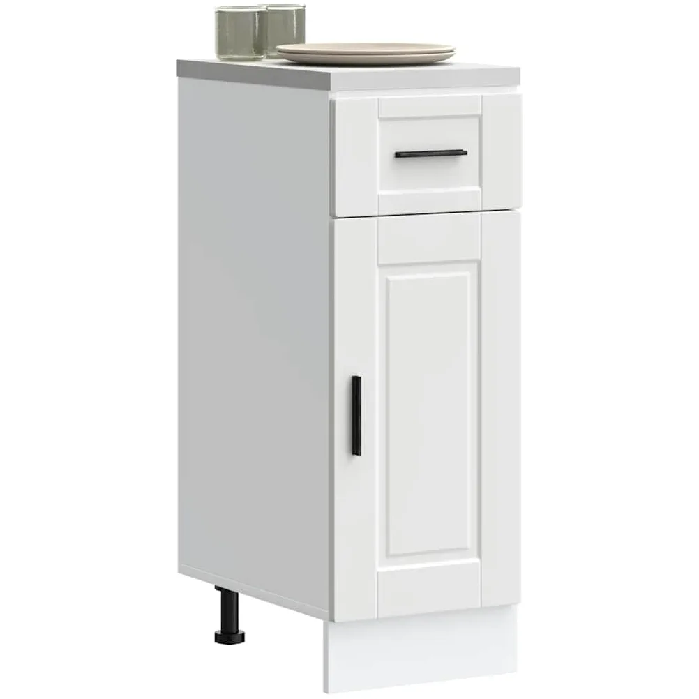 Armoire de cuisine Porto blanc bois d ingénierie