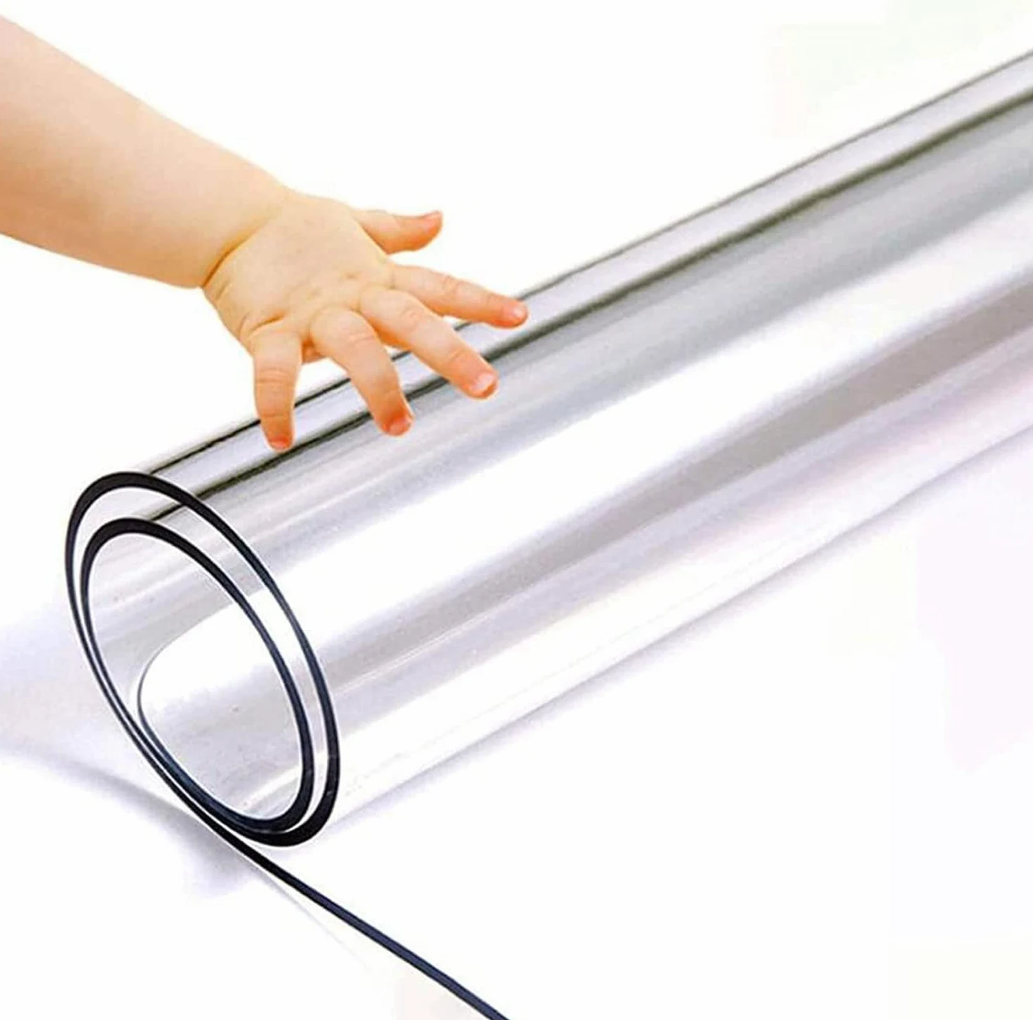 Tapis de protection transparent pour la maison et le bureau, antidérapant, anti-rayures, facile à nettoyer, tapis de chaise silencieux, plusieurs