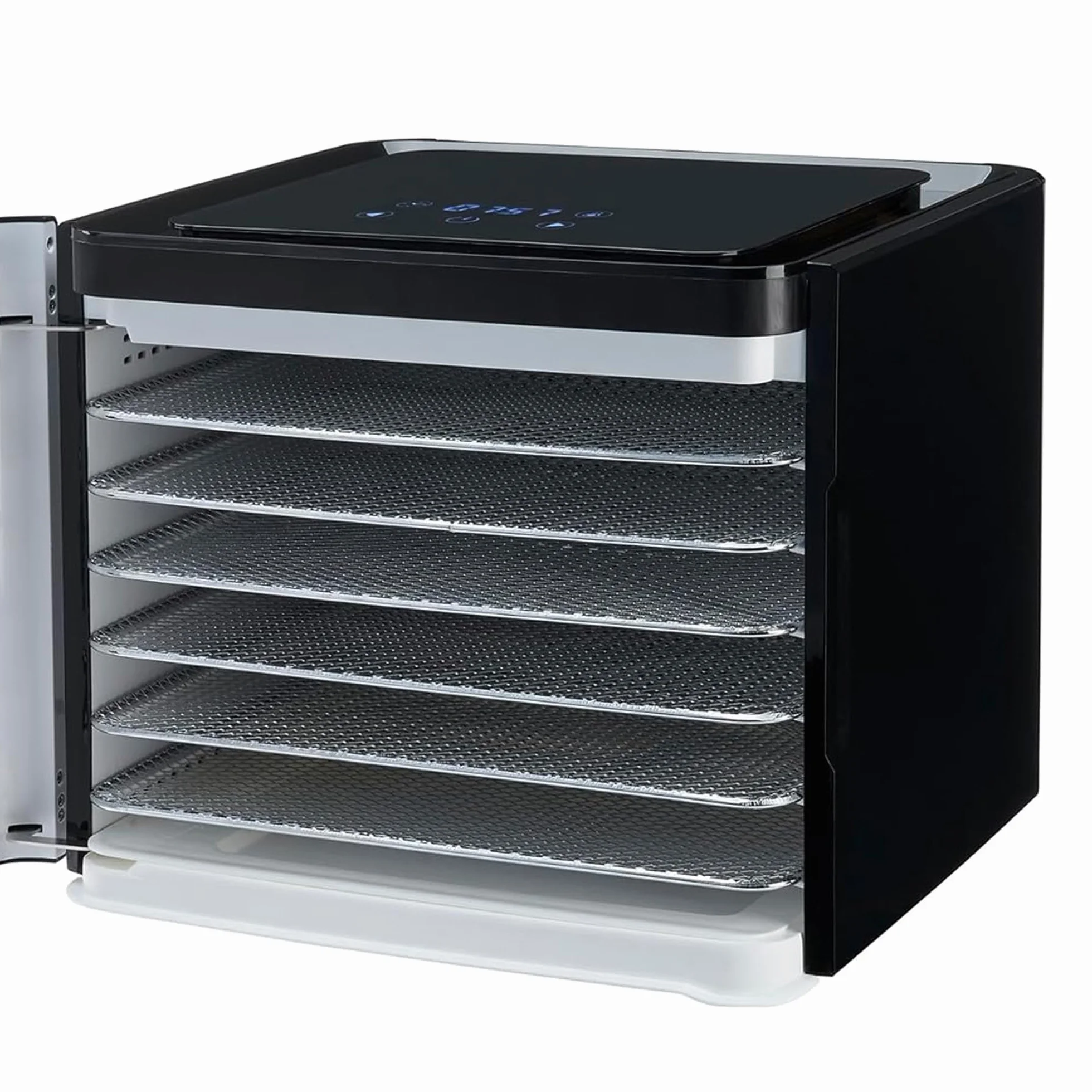 Nebula Déshydrateur Alimentaire 400W Avec 6 Plateaux En Acier Inoxydable | Déshydrateur Alimentaire Numérique Pour Fruits, Légumes, Viande Et Herbes Aromatiques – Minuterie LED Et Température Réglable