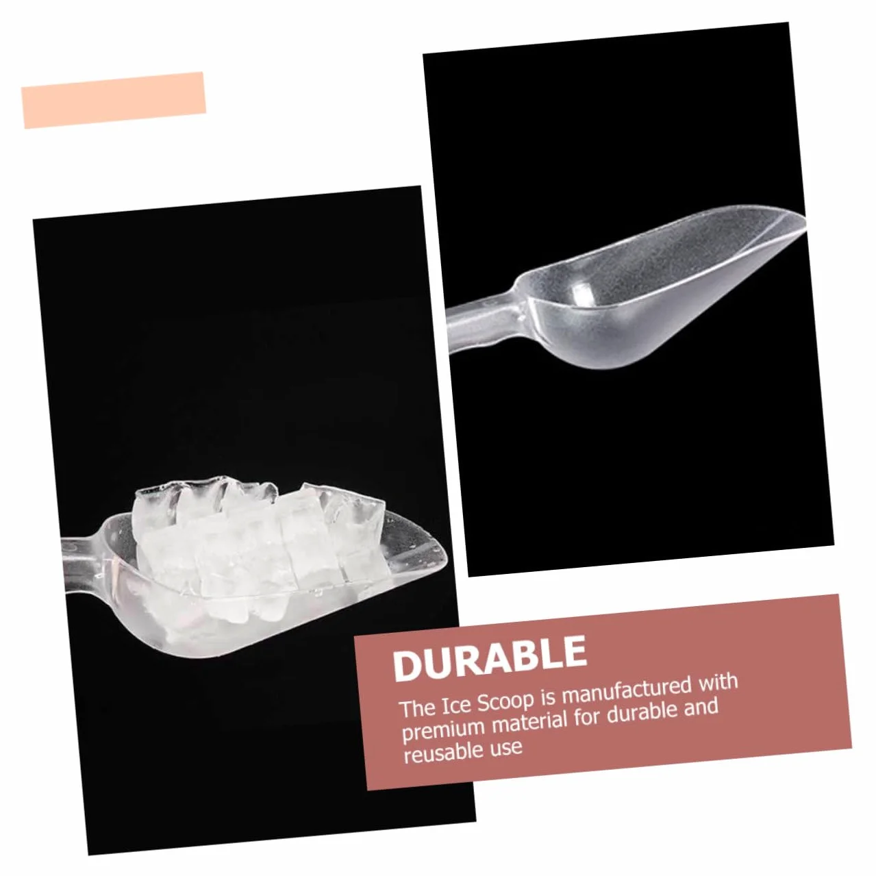 8pièces Cuillère à Glace Plastique Outils De Cuisine Pour Farine Pour Événements Et Utilisation