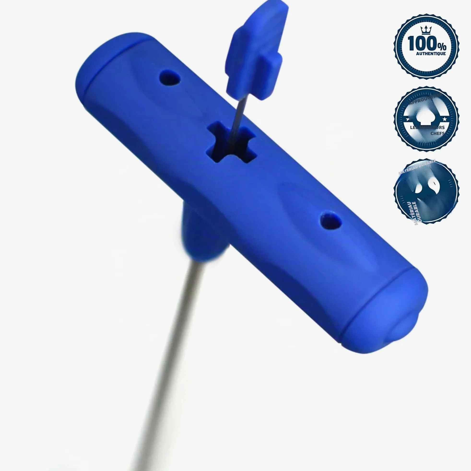 Kit d’ikejime Robuste Pique à Poisson d’ikejime et shinkejime avec Fil en Acier Inoxydable, pour sériole, Bar, brème, Bleu