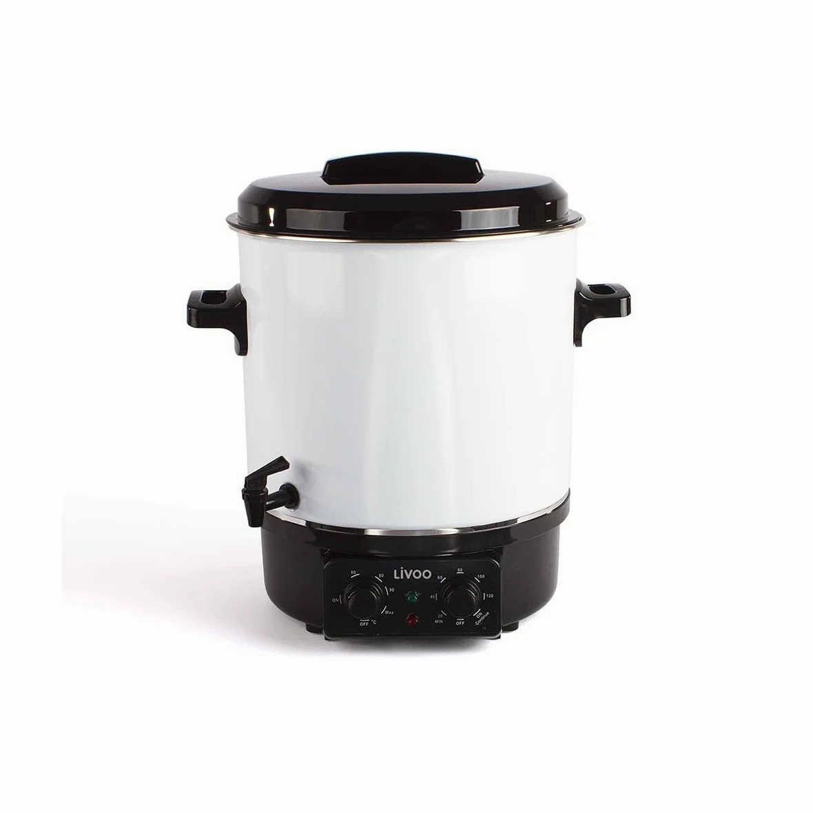 Stérilisateur De Bocaux Électrique Avec Robinet Et Minuteur 27l 1800w - DOM334