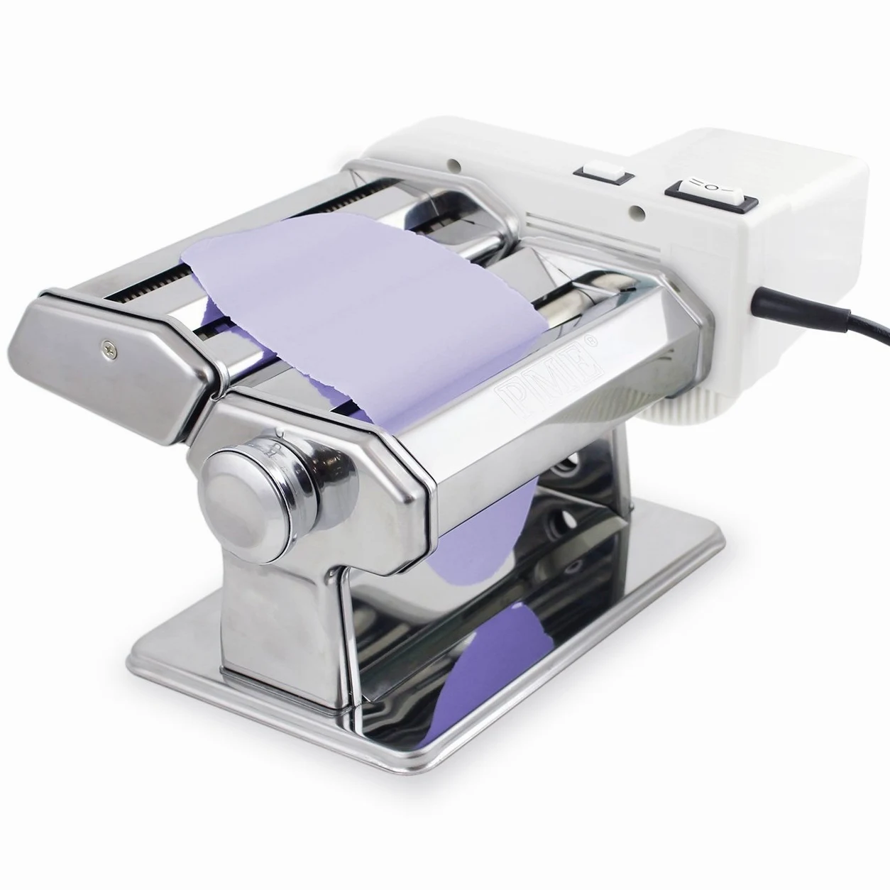 PME - Rouleau et Coupoir pour Pâte à Sucre Électrique pour Décoration de Gâteaux Blanc (Prise Britannique) ESR503 & Humidificateur pour Gâteaux, pour Pâtisserie et Décoration blanc
