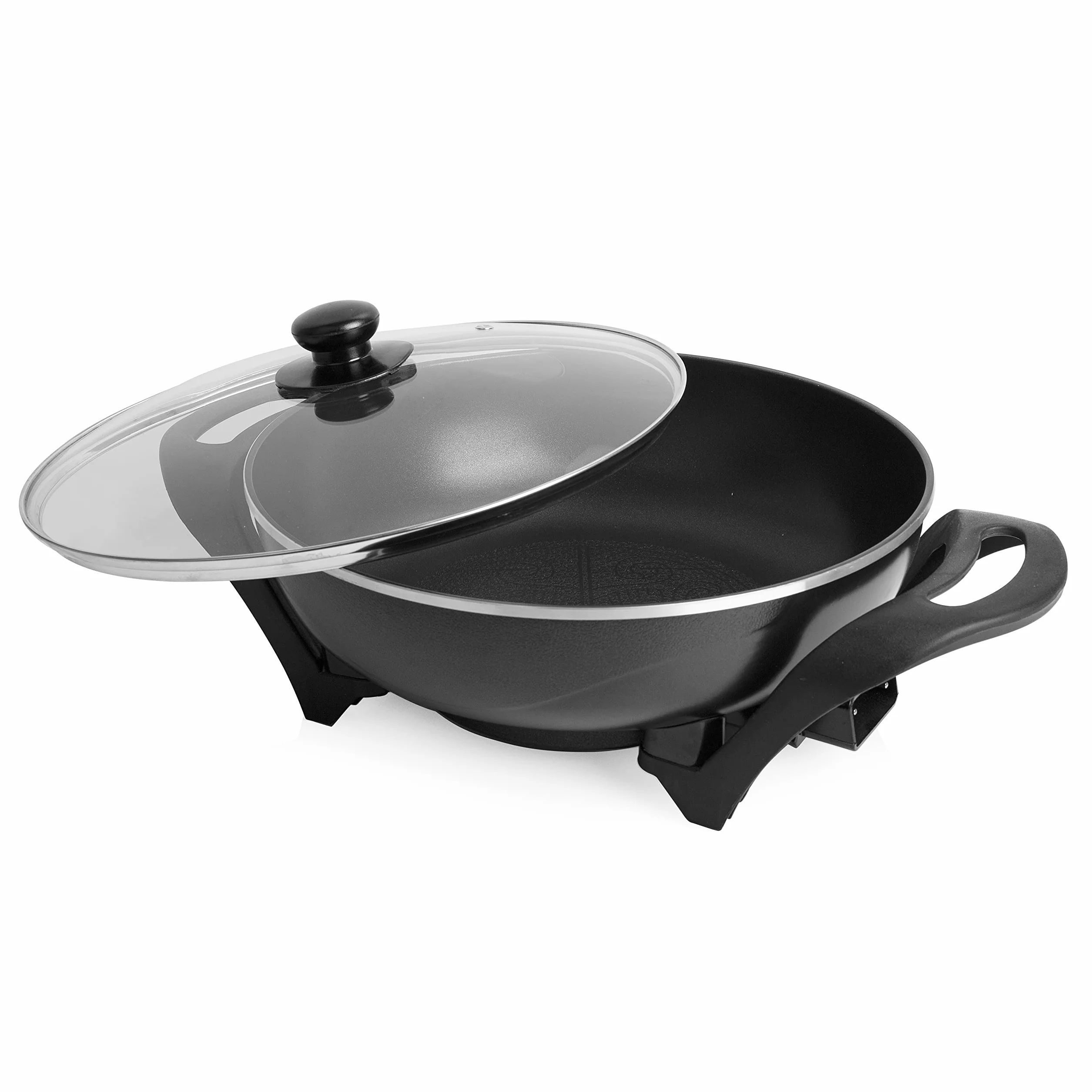 Wok électrique Tristar PZ-9130-4,5 L - Diamètre : 33 cm - 1 500 W - Inox