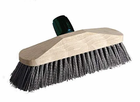 Tête de balai en carbure de silicium, brosse de nettoyage pour lames de terrasse en bambou