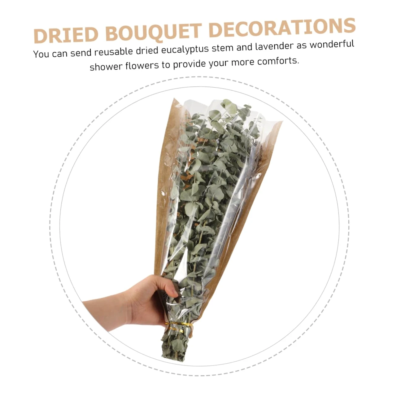 Alipis 2 Pièces 1 Bouquet de Bouquet de Lavande séchée Feuilles pour la bouda Decoration Interieure décoration intérieure Eucalyptus séché décor Floral