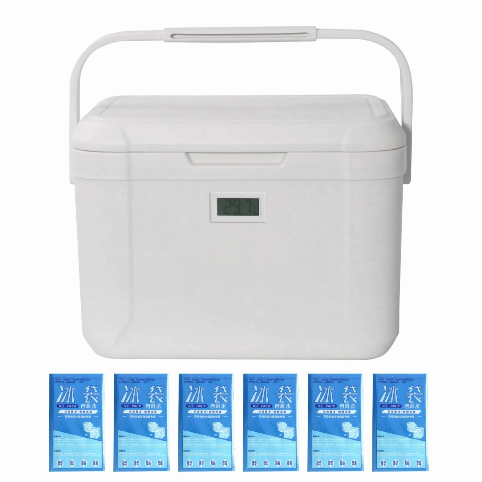Glacière Isotherme Portative Glacière de Pique-Nique 5.5L Portable | Boîte 3 Isotherme pour Plage, Pique-Nique, et Utilisation Quotidienne