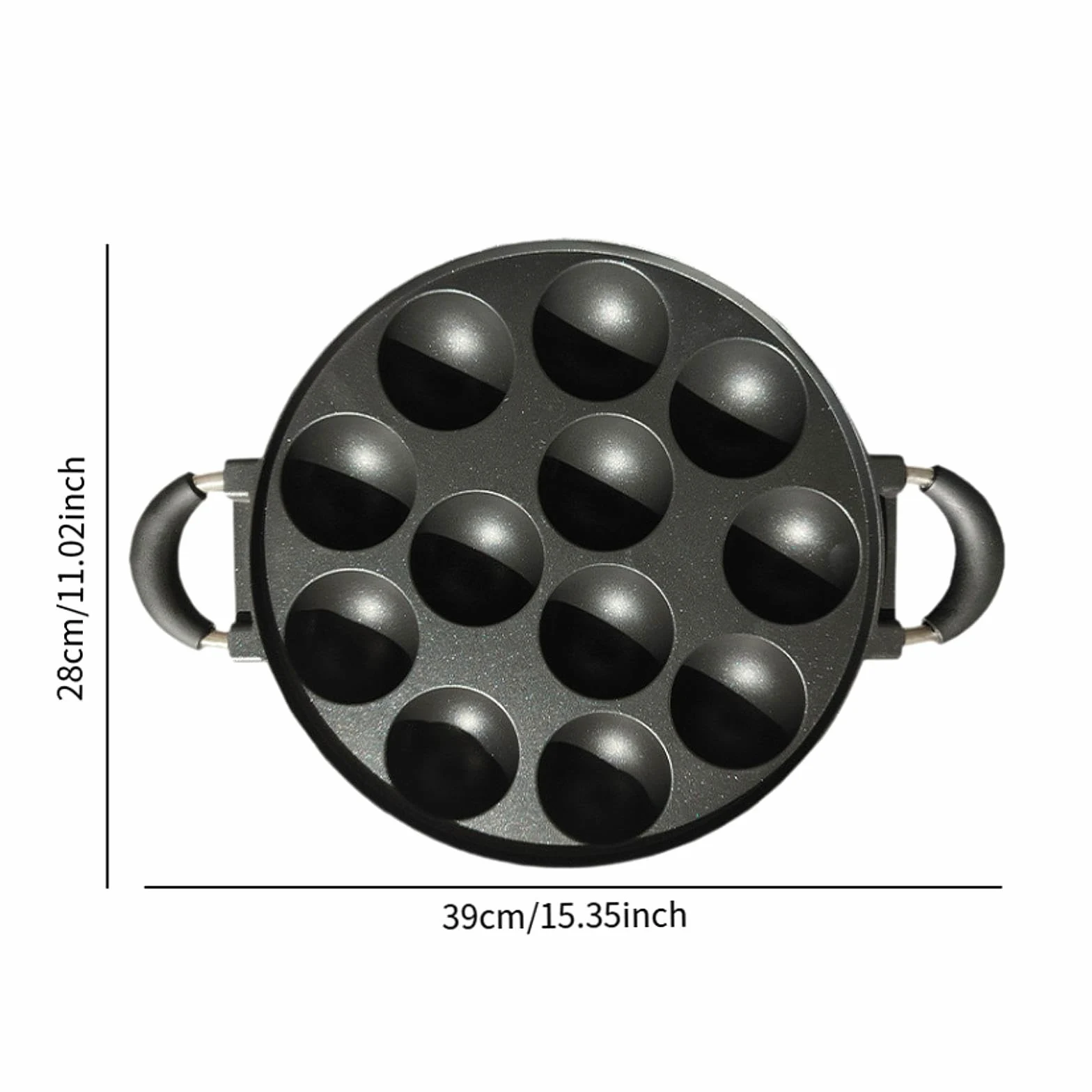 Pan de Cuisson Antiadhésive pour L'utilisation de La Manchette, 12 Trous