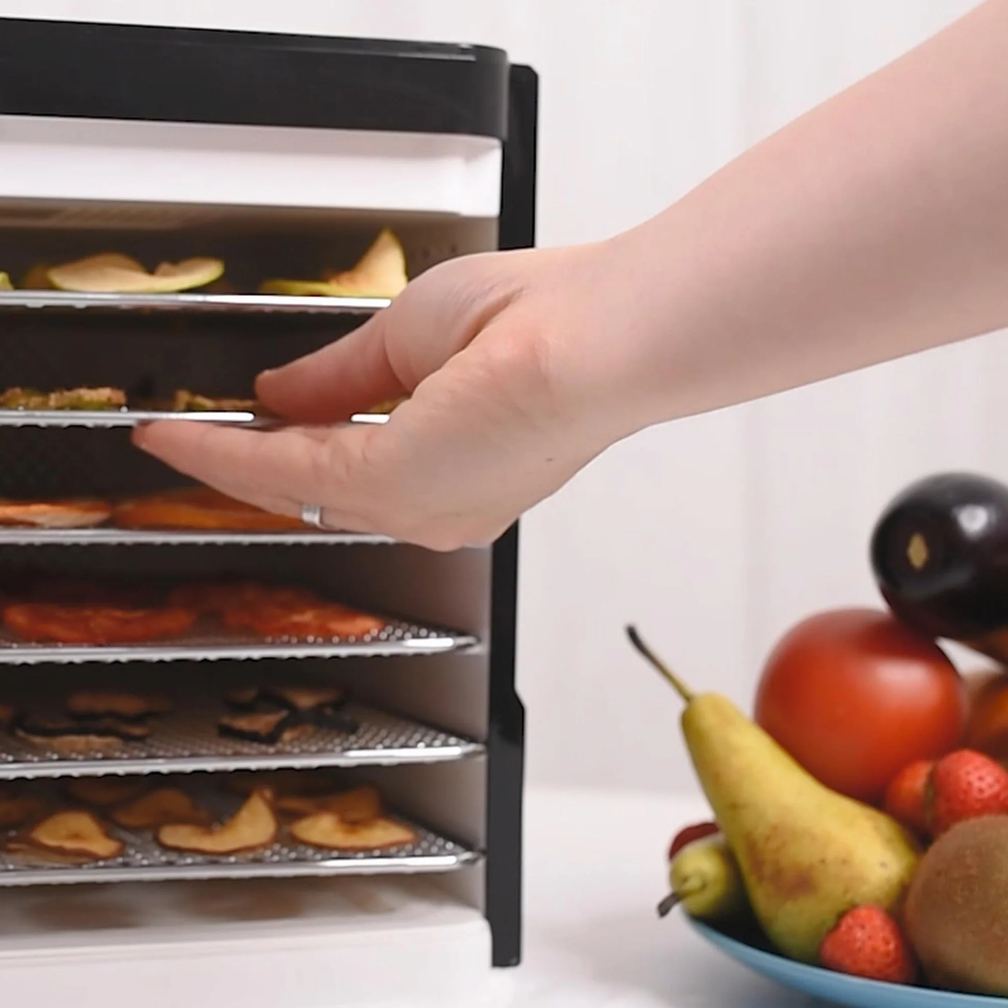 Nebula Déshydrateur Alimentaire 400W Avec 6 Plateaux En Acier Inoxydable | Déshydrateur Alimentaire Numérique Pour Fruits, Légumes, Viande Et Herbes Aromatiques – Minuterie LED Et Température Réglable