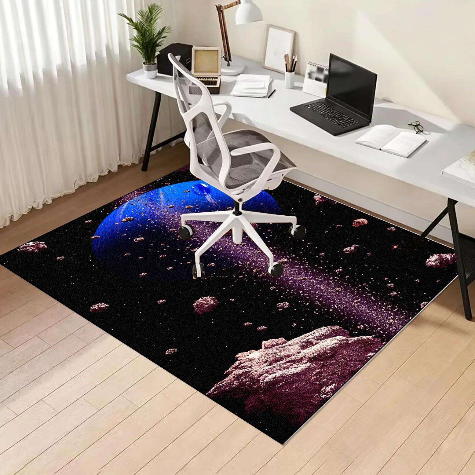 Tapis Chaise Gaming Antidérapant Tapis Chaise de Bureau Tapis de Sol Gamer Tapis Protège-Sol pour Chaise de Bureau Tapis pour Fauteuil Gaming Tapis de Chaise pour Moquette et Parquet 100 x 120 cm