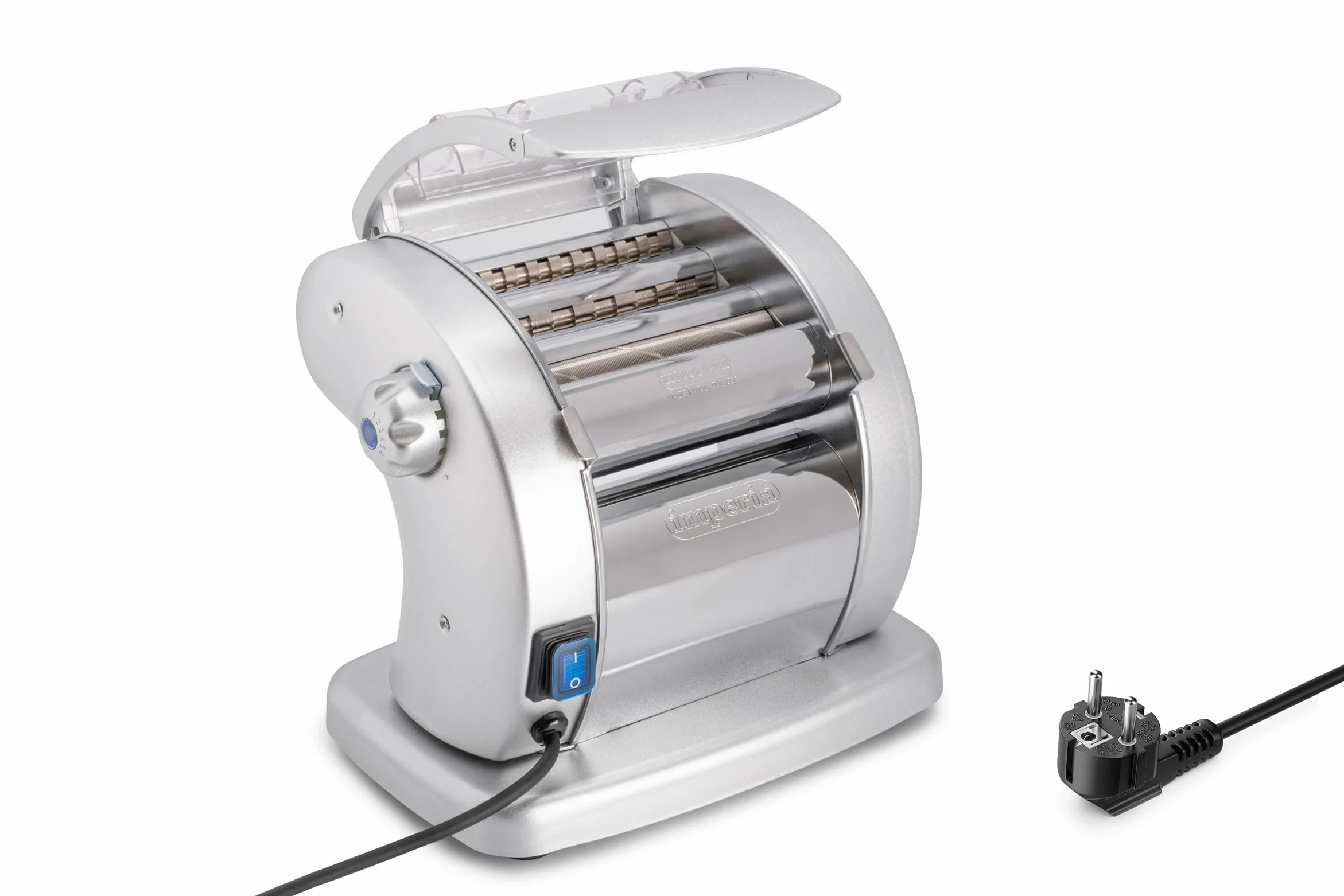 Imperia PastaPresto Gourmet. Machine à pâtes électrique fabriquè en Italie. Machine à pâtes fraîches et moteur électrique. Laminoir électrique feuille de pâtes, lasagnes, fettuccine