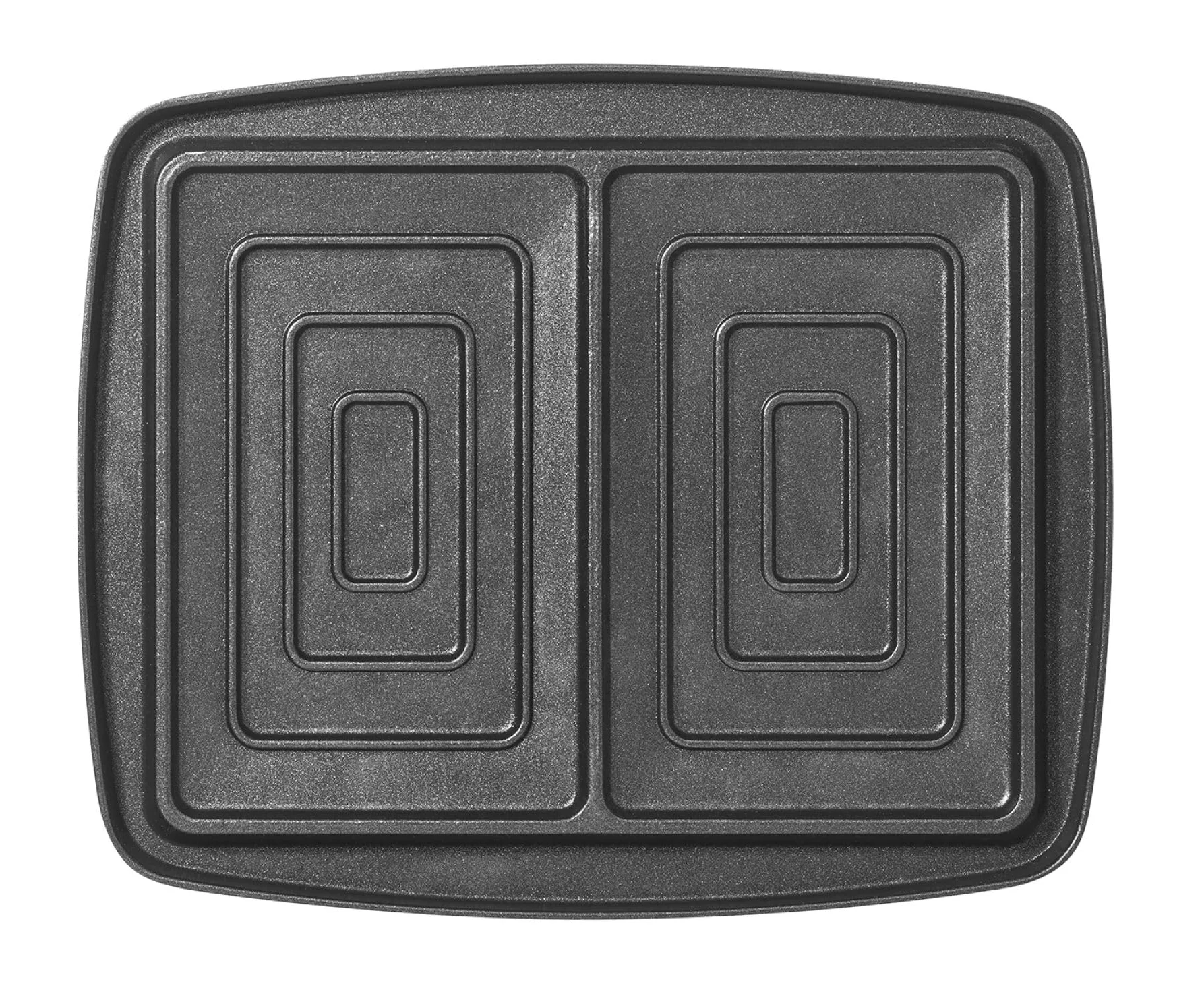 LAGRANGE Jeu de plaques Croque-Monsieur, compatible avec tous les gaufrier "Super 2", Plaques en aluminium moulé, Revêtement antiadhésif double couche, 030423