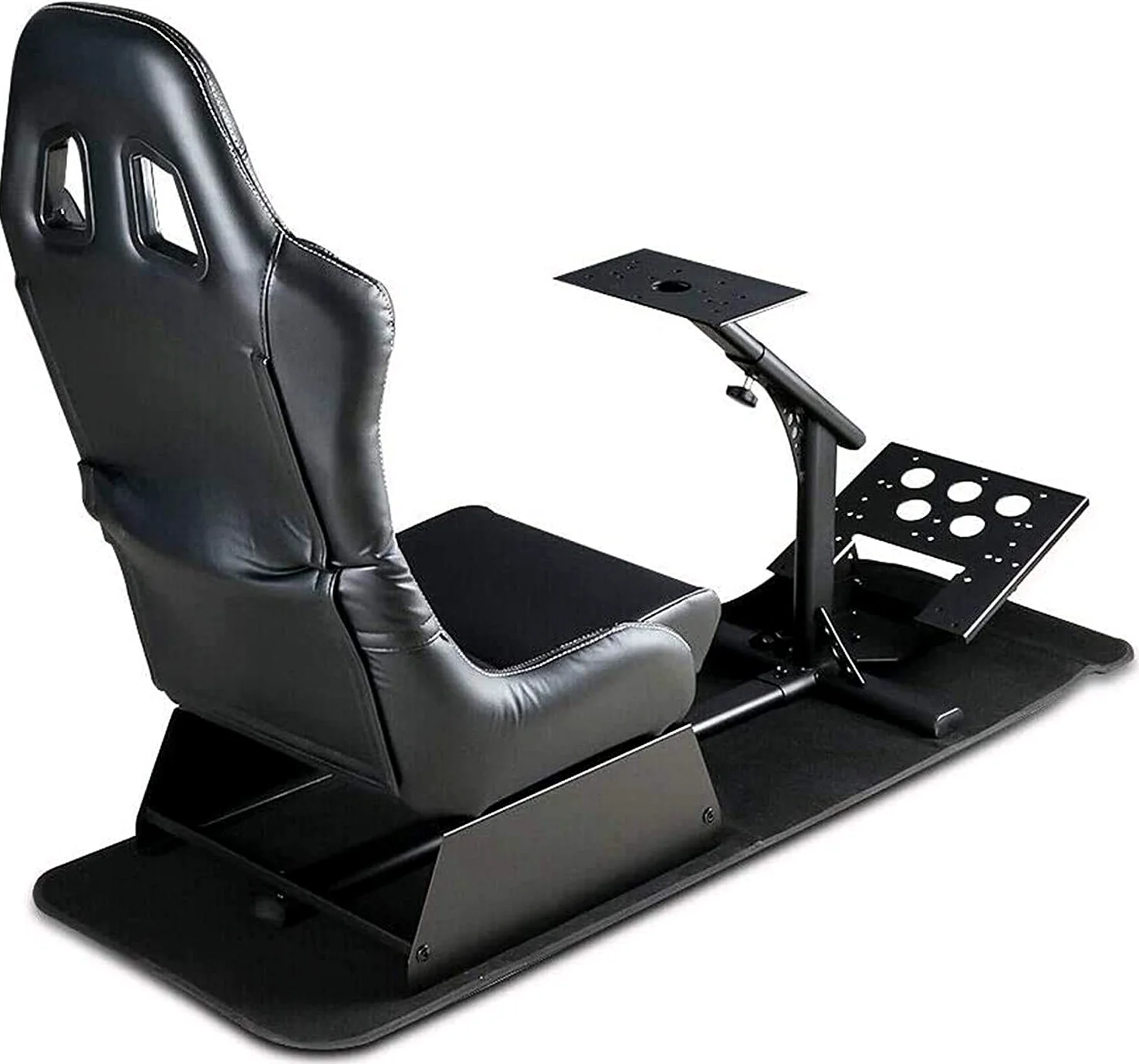 Dishot Driving Cockpit - Siège de Jeu pour Vélo de Route et Course - Supports pour Volant et Pédales - Simulation pour PS4, Xbox One, PC, PS3