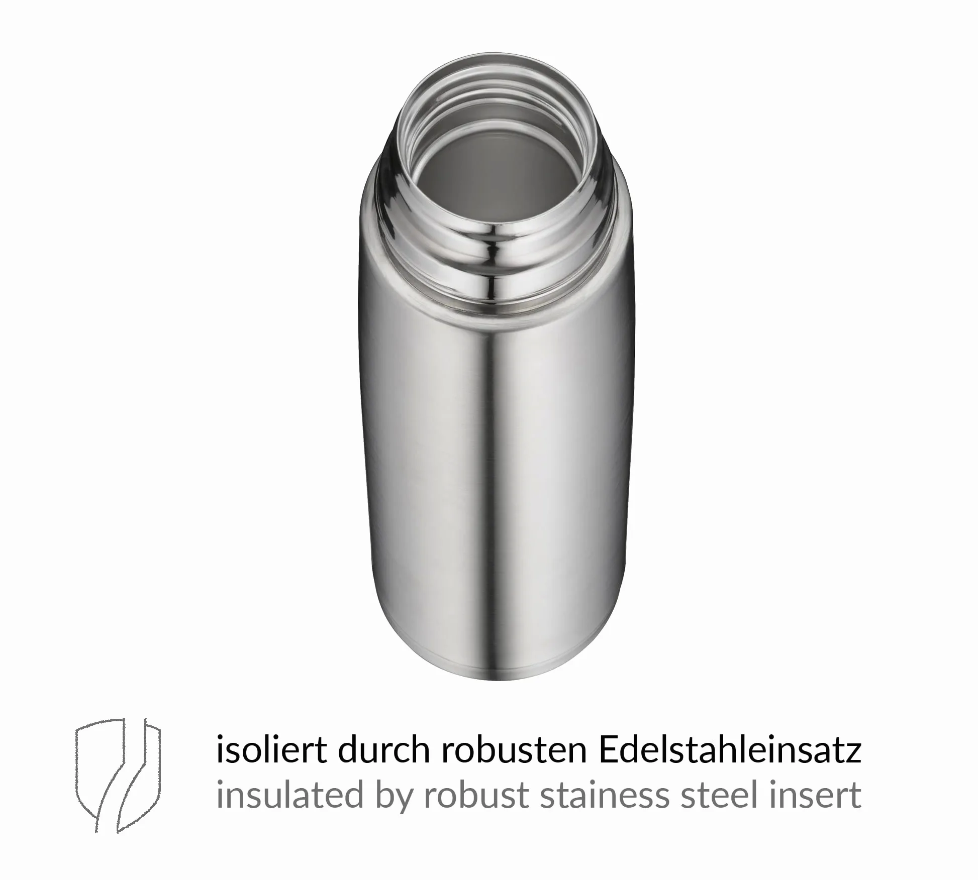 alfi isoTherm Perfect Bouteille isotherme Inox Fermeture vis 1 L