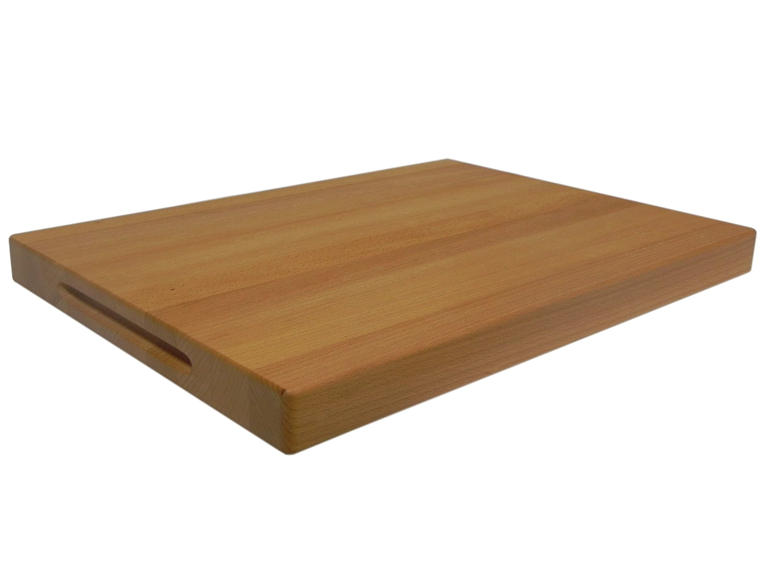 Wooden World - Planche à découper en bois de hêtre, bois très massif - 38 x 29 x 4 cm