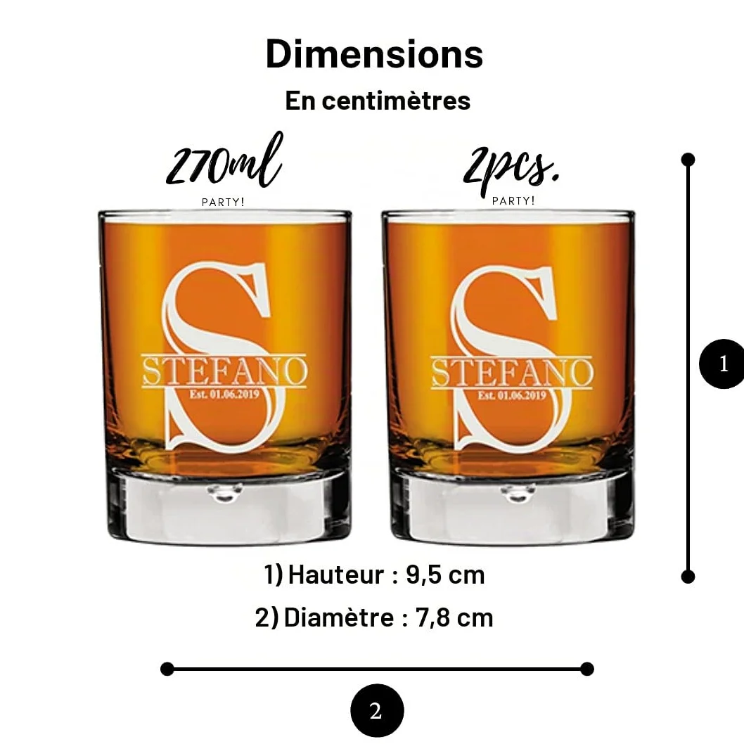 Carafe Whisky Personnalisée avec Texte Gravé au Laser, Différents Designs, Cadeau d'Anniversaire Unique pour Mari, Taille 700ml