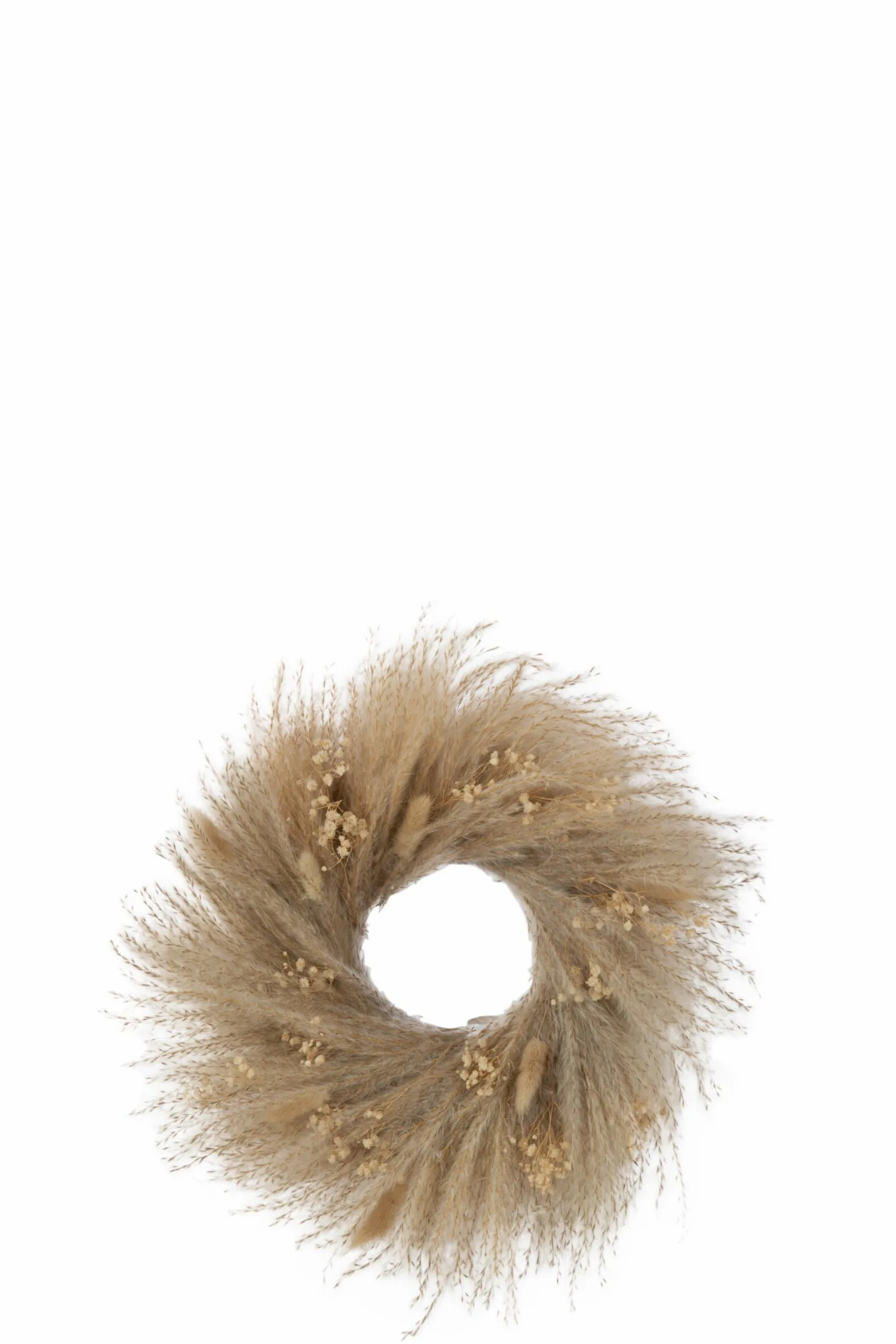 J-Line Couronne Plantes Sechees/Fleurs Naturel Small