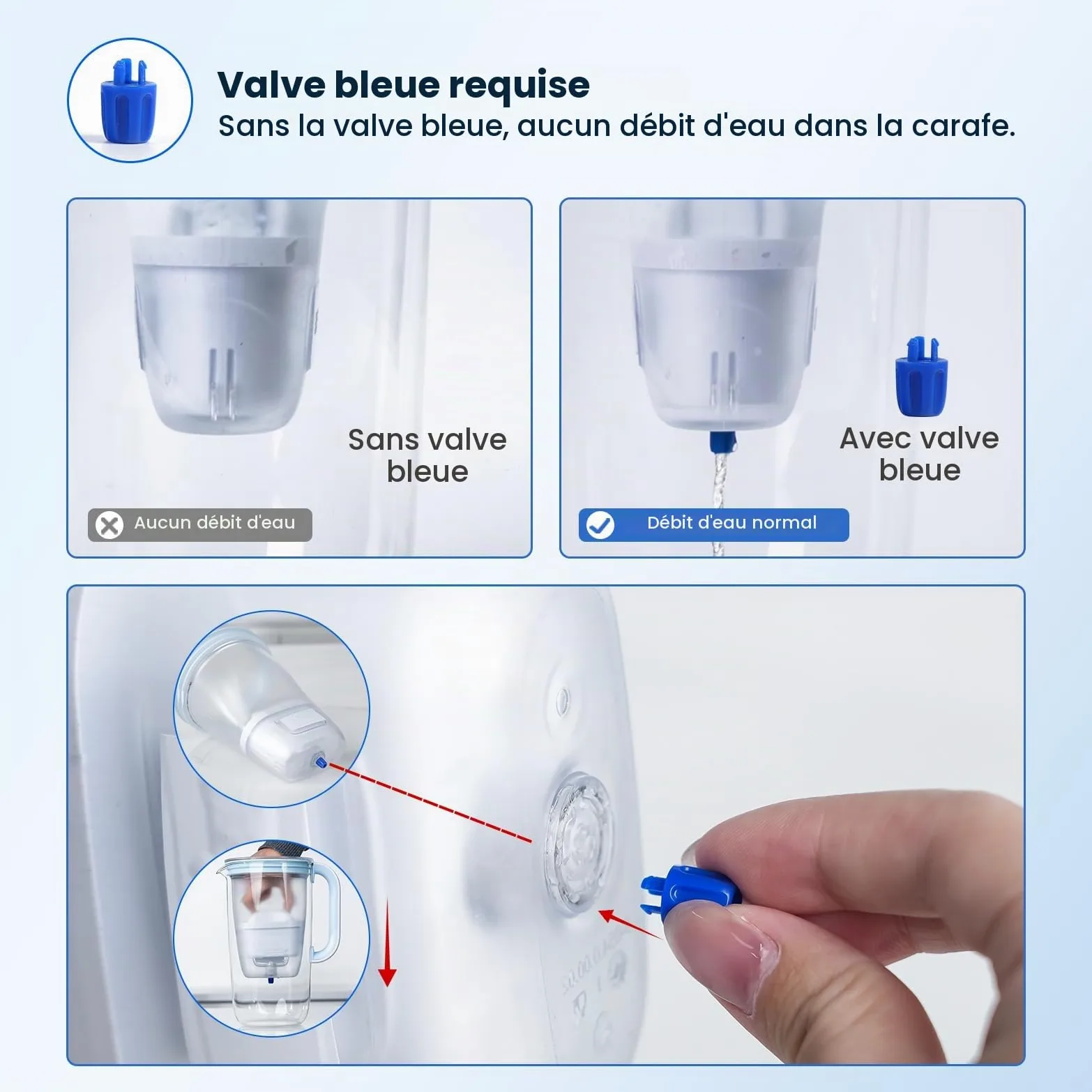 GLACIER FRESH Lot de 12 cartouches filtrantes | compatibles avec Brita Maxtra+, Style, Marella, Elemaris, XL, Fun