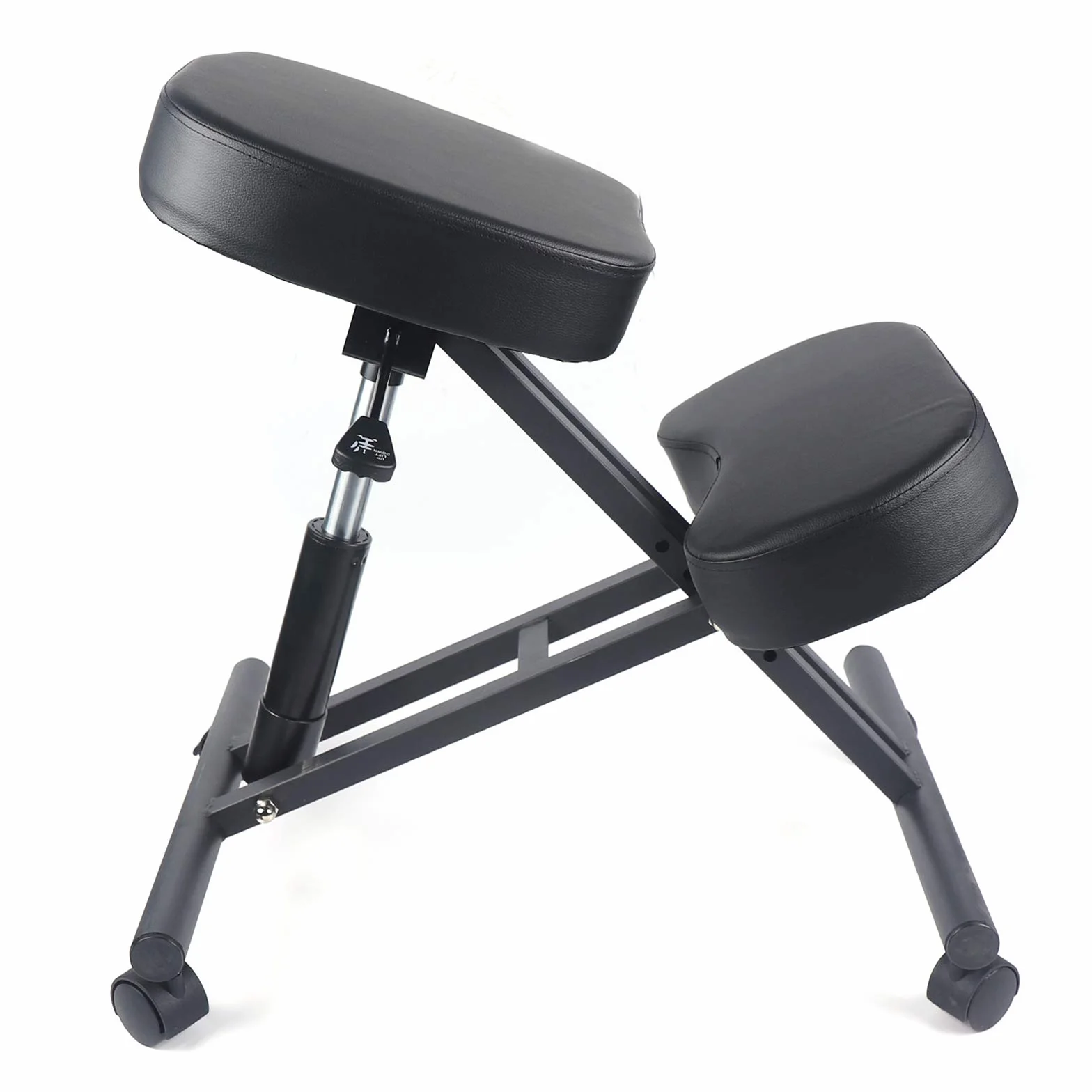 Chaise genoux, ergonomique, réglable, pour la maison, le bureau, peut contenir jusqu'à 250 kg, noire