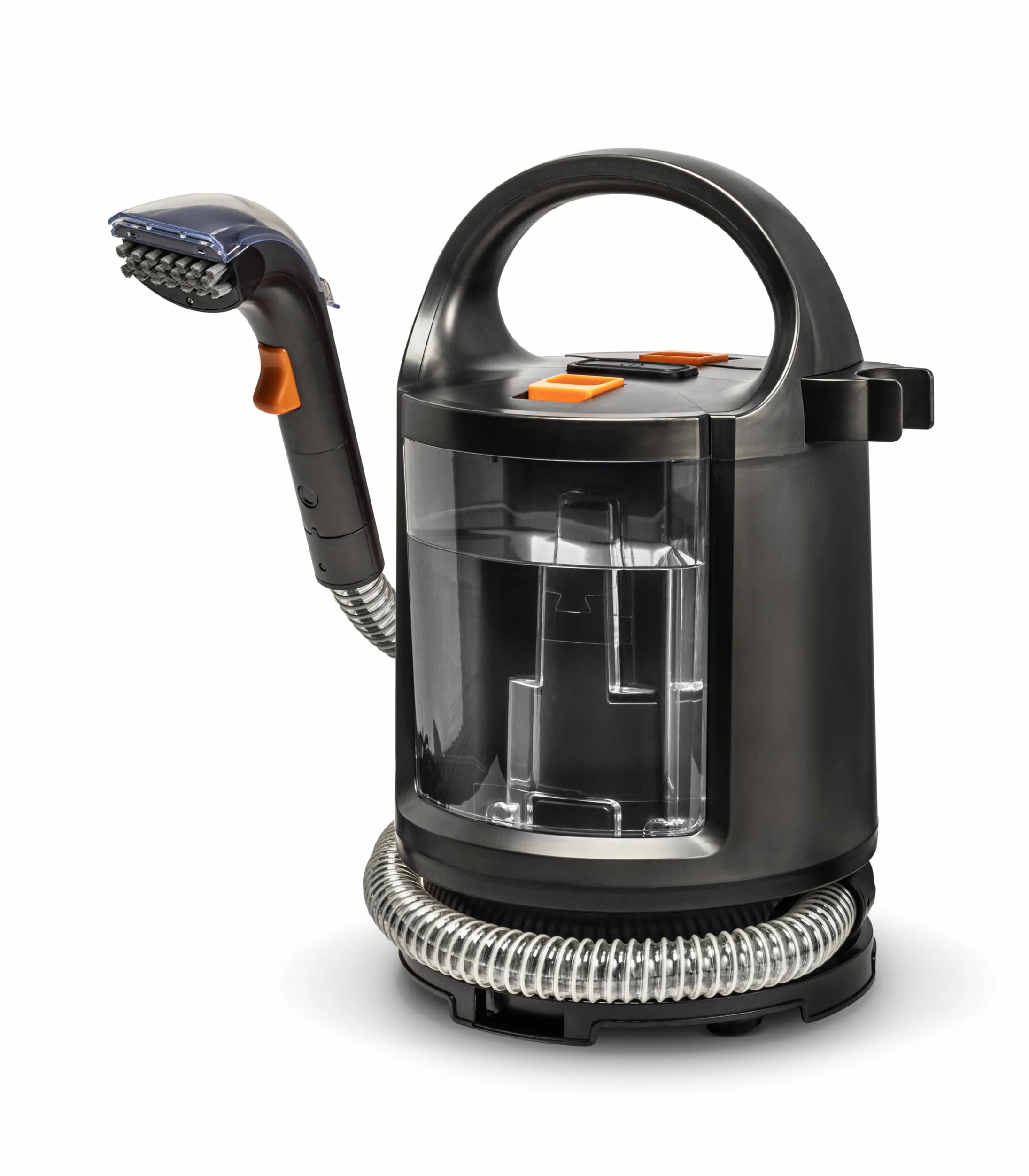 Shampouineuse 400W avec pulvérisateur - Nettoyeur textile à main avec réservoir, injecteur extracteur, détacheur laveur, aspire et nettoie canapés, tissus, moquettes, sièges auto, tapis, câble 5m