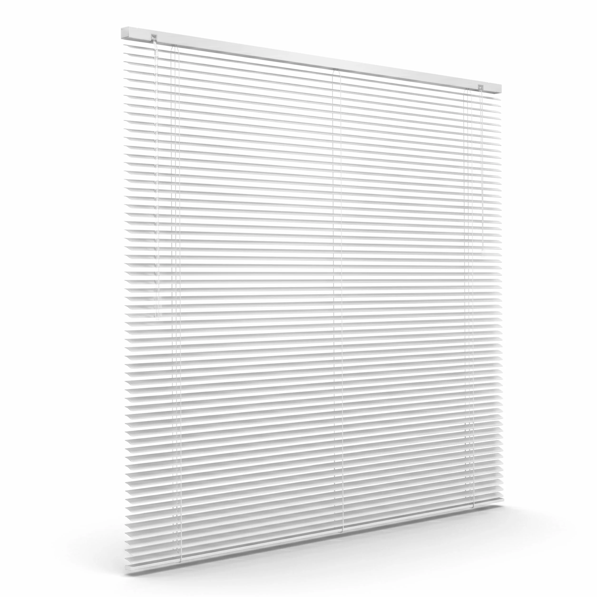Victoria M. Store vénitien en Aluminium pour fenêtres et Portes - sans pré-perçage, Clips de Serrage Inclus - 95 x 130 cm Blanc