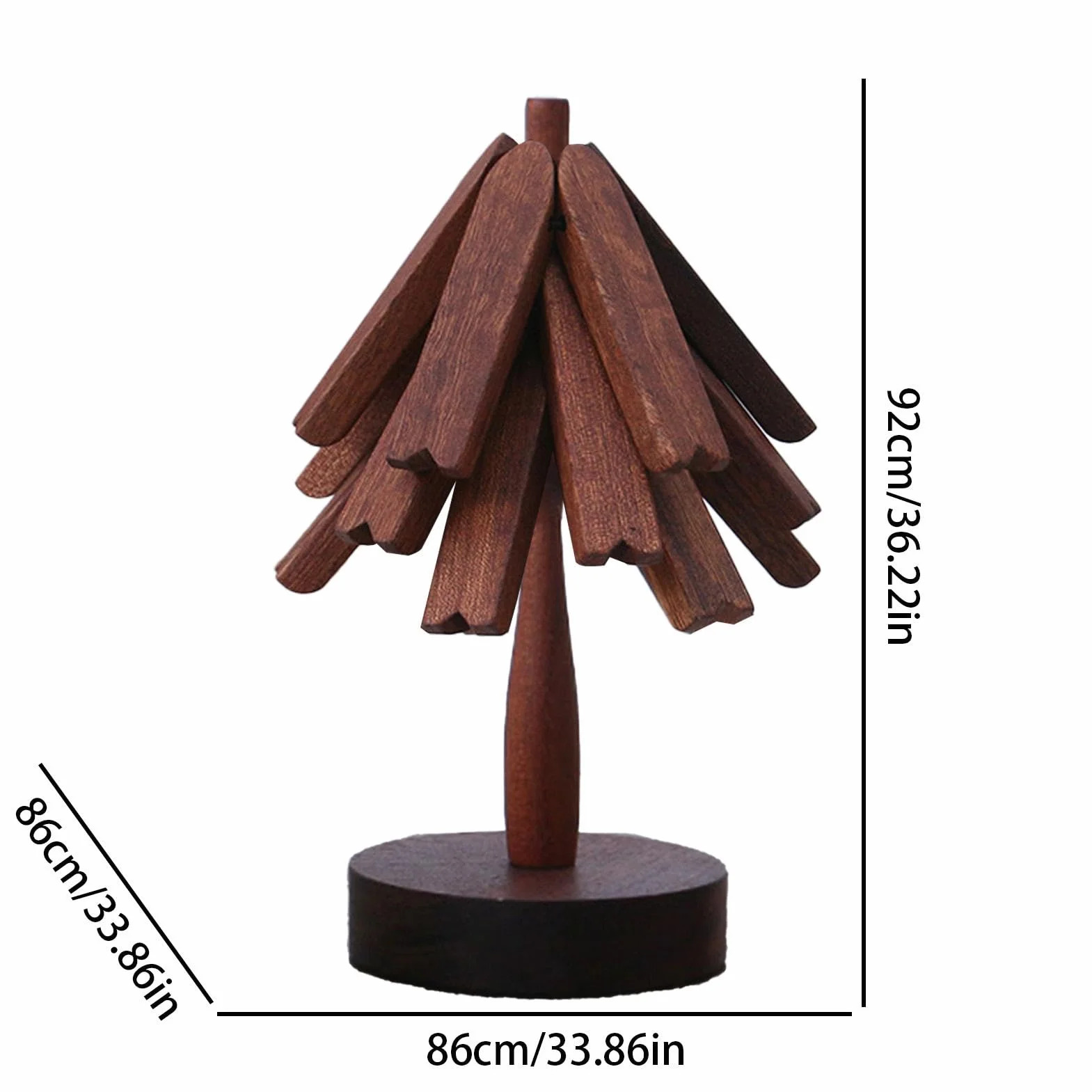Dessous de plat en bois pour plats chauds, dessous de plat pour poêles chaudes en bois avec d'arbre, tapis chaud multifonction, dessous de verre en bois en forme d'arbre résistant à la chaleur | chaudes en bois avec d'arbre, tapis chaud multifonction, des