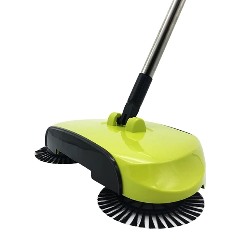 Machine de Balayage Manuelle Multifonction, Balai Rotatif à 360 degrés, Outil de Nettoyage Non électrique pour Balai et Pelle à poussière
