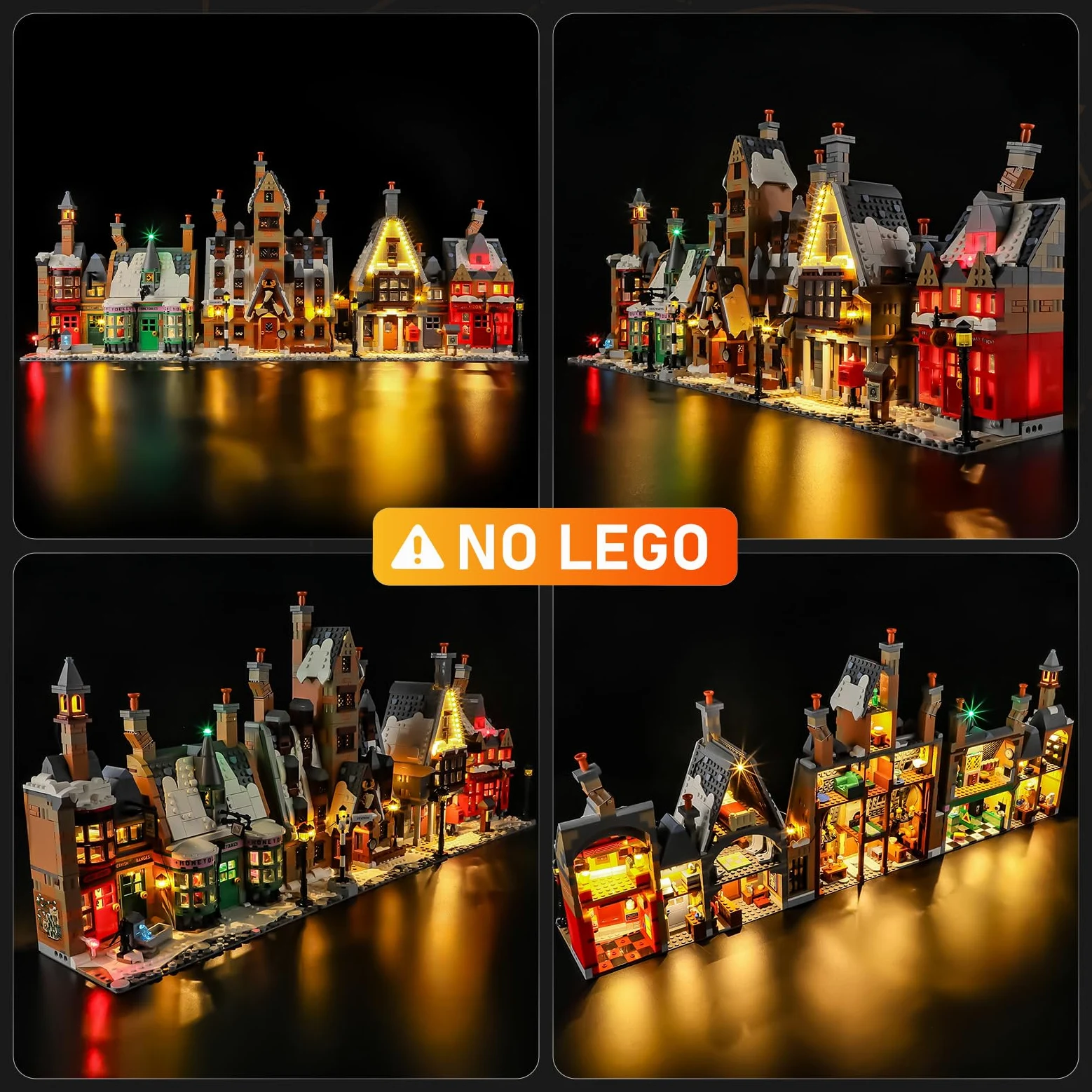 LIGHTAILING Jeu de Lumières pour Lego-76457 Village de Pré-au-Lard – Édition Collector - Installation Facile, câblage Discret, décoration d'intérieur et prêt à Offrir (modèle Non Inclus)