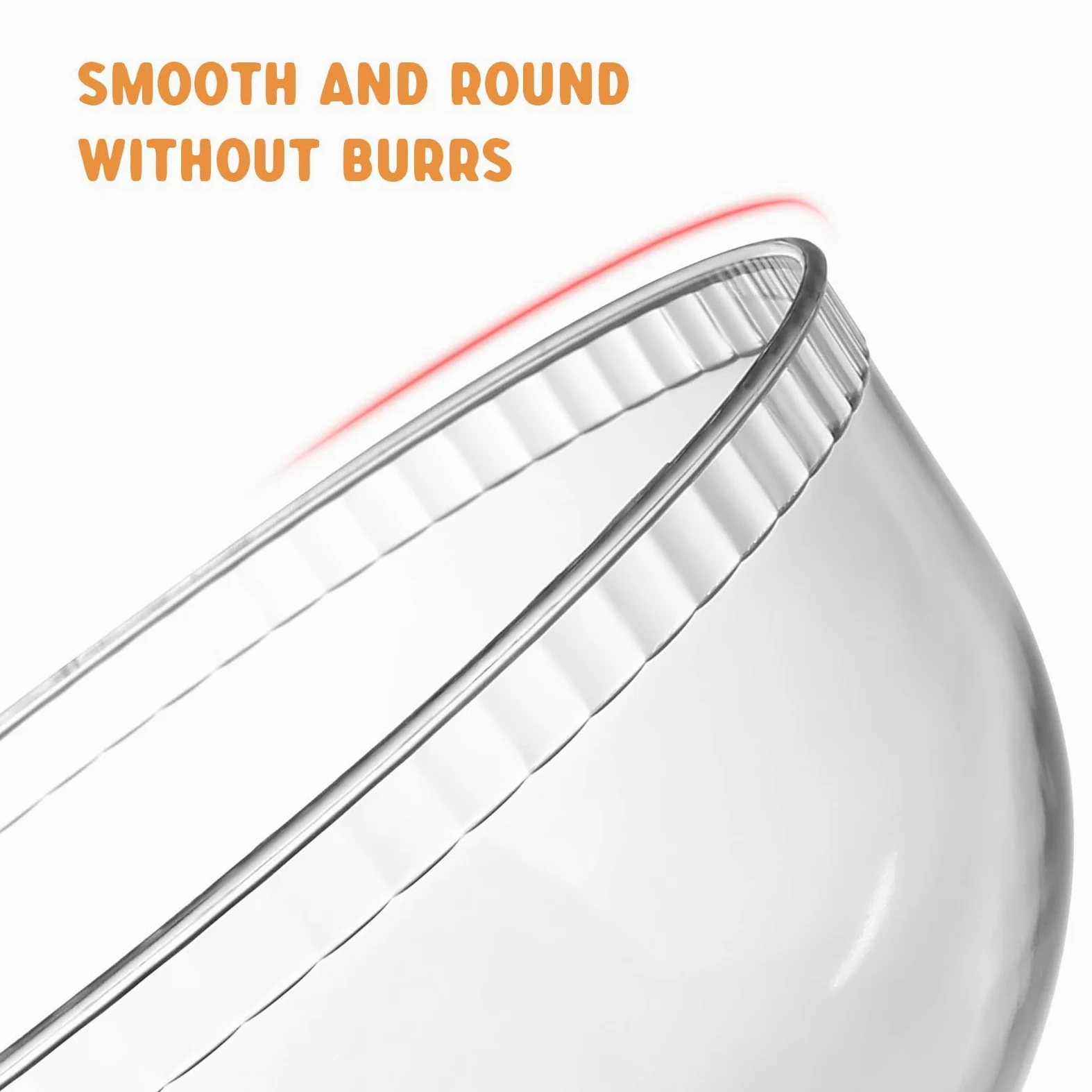 DOITOOL Cloche alimentaire transparente en plastique transparent pour gâteau - Couvercle de protection alimentaire pour table de fête de mariage - 26 cm