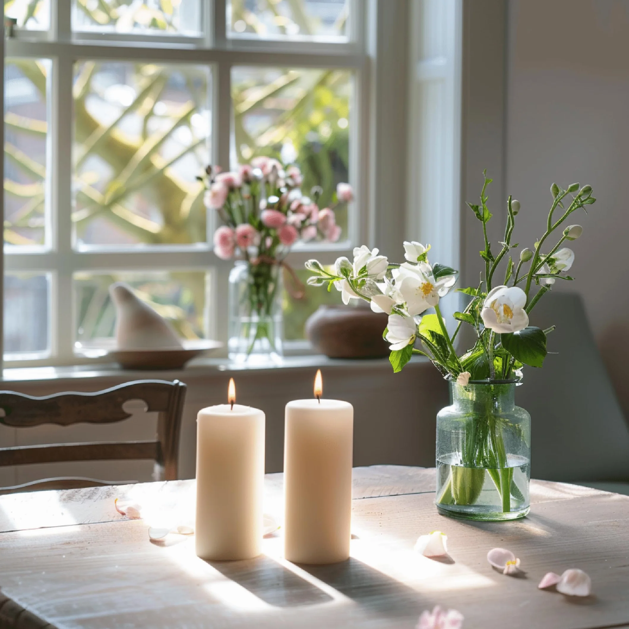 Horeca Candles - Bougies Piliers - Ivoire - Ø 6 x 12 cm - Lot de 18 Bougies Décoratives pour la Maison - Longue Durée 40 Heures - Cire Non Parfumées - Sans goutte - Sans fumée - Qualité RAL
