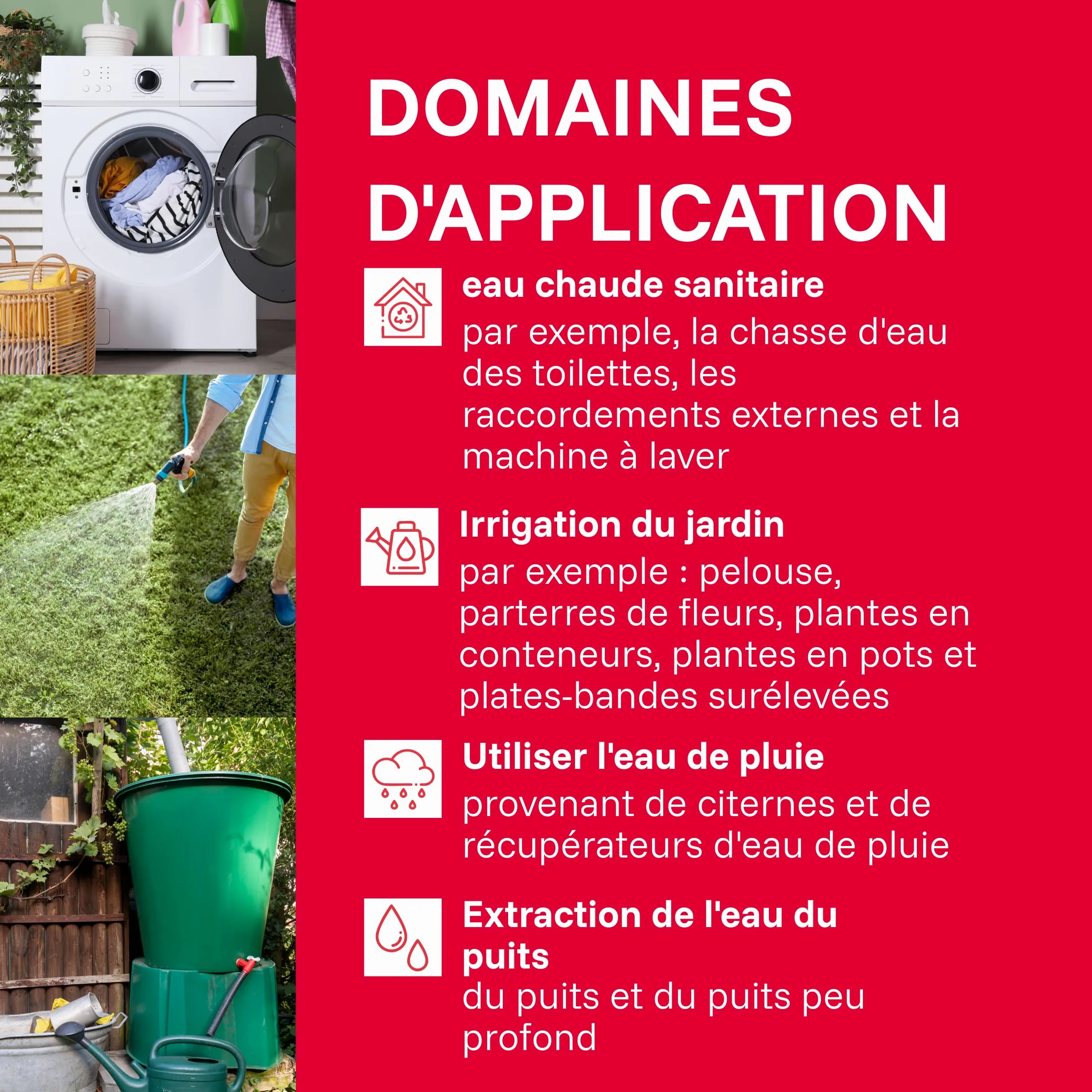 T.I.P. HWW 4500 Circuit d’Eau Domestique Débit de 4350 l/h Hauteur de Refoulement de 50 m Puissance 1200 W Prêt à l'installation par Bouton Cuve de Pression en Inox Capacité 22 L Couleur Argent