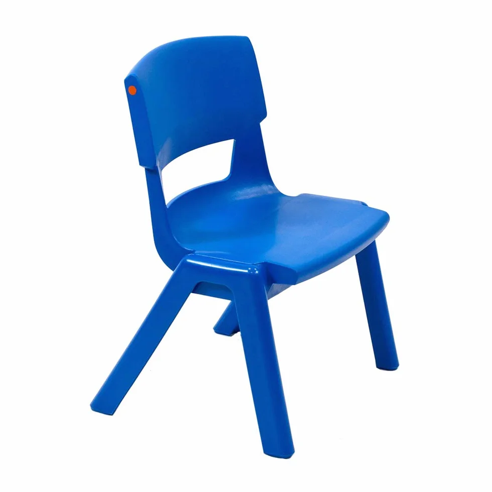 Chaise de salle de classe Taille 2 Hauteur d'assise 310 mm Bleu encre
