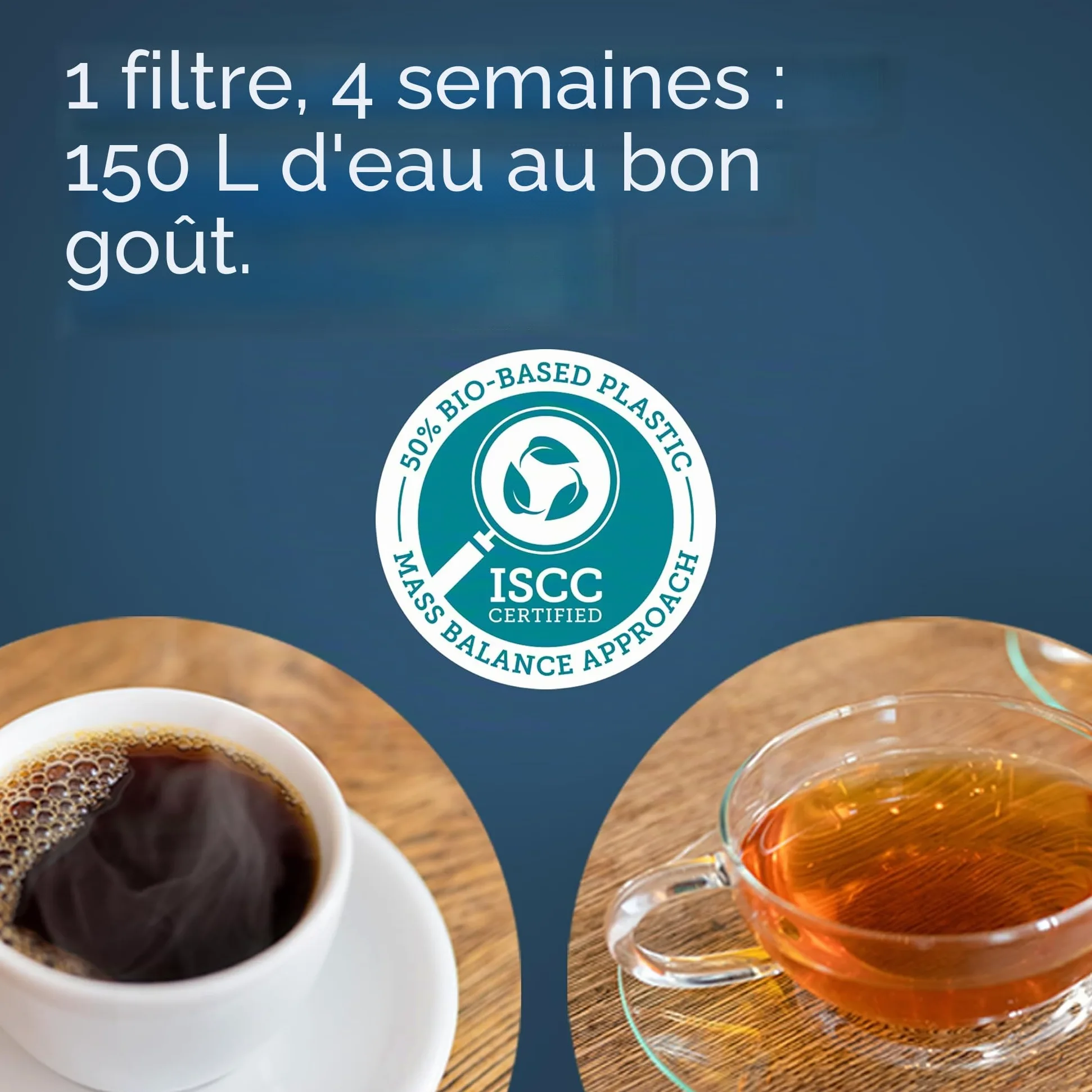 BRITA Maxtra Pro Lot de 6 cartouches filtrantes à eau Expert en chaux à économie semestrielle – Pièce de rechange originale pour toutes les carafes Brita avec filtration supplémentaire du calcaire et