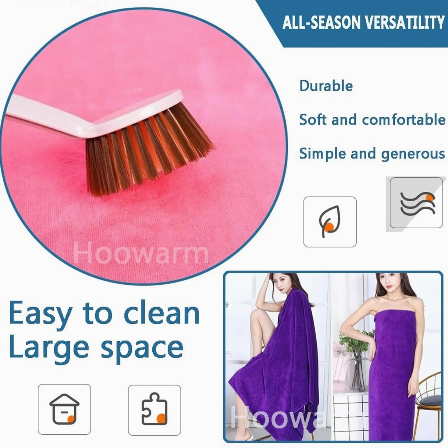 Serviette de Bain Grande Taille, 120x180/120x200/150x200cm Super Microfibre Draps de Bain, Très Absorbant Serviette de Plage pour Sauna Piscine, Gym,Yoga，Plag ﻿ ﻿(A6,150x200cm(2pcs))