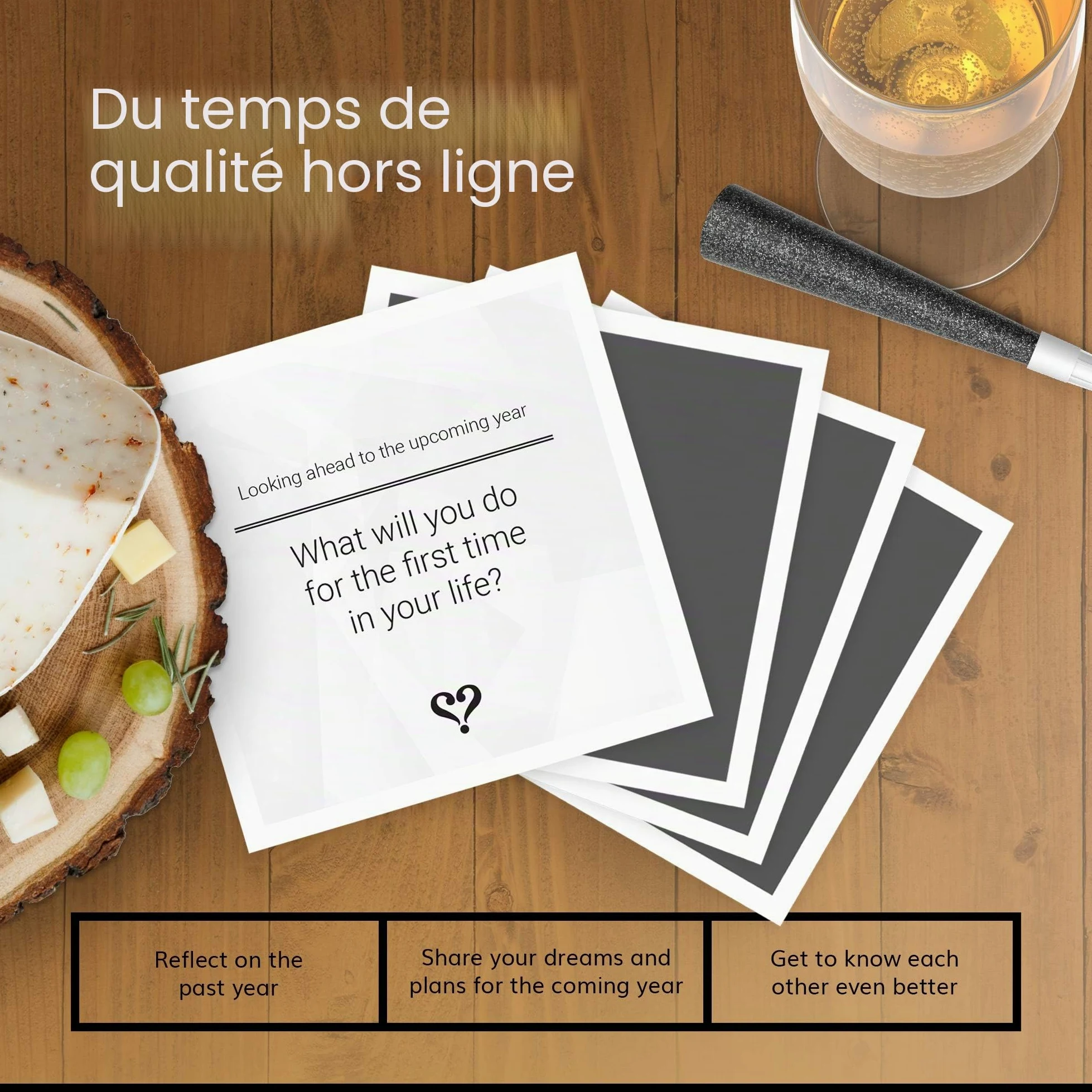 Vertellis Cartes de conversation Holiday Edition - Démarreurs de conversation bien pensés et questions pour les fêtes et les rassemblements - Cartes de pleine conscience et de conversation engageantes
