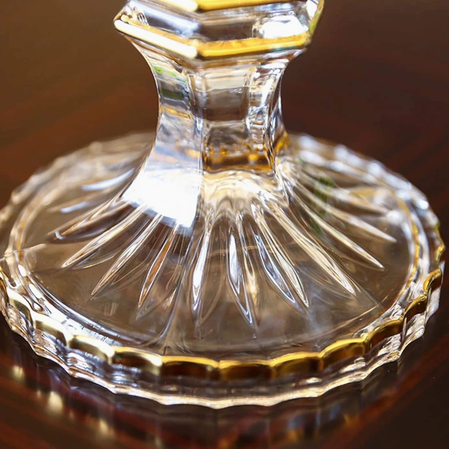 Corbeille à Fruits en Verre de Haute qualité, Bol à Fruits créatif à Pied Haut, Table Basse de Salon de Luxe légère, Assiette à Bonbons et collations, Plat à Fruits
