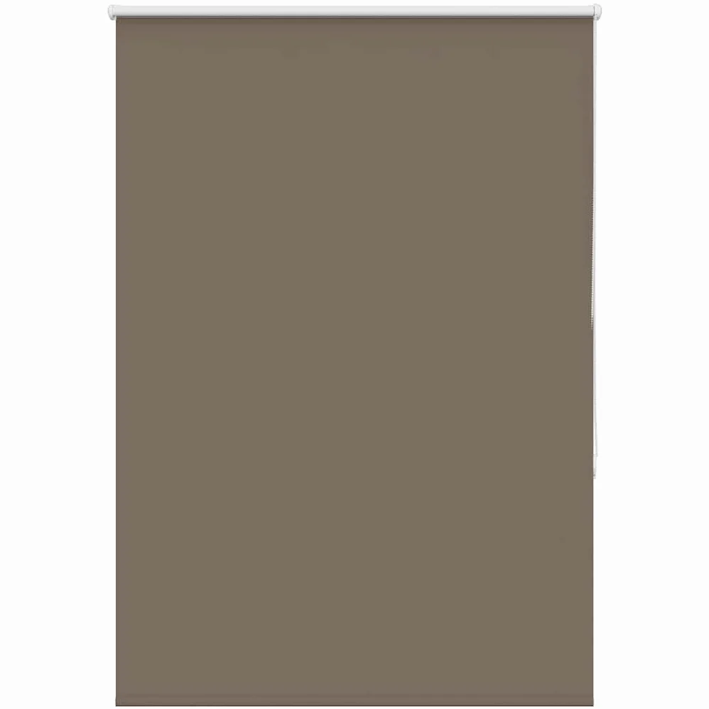 Store Enrouleur occultant café 95x130cm Tissu 90,7cm Bloque lumière Solaire Intime Protection Enfants réglable sans perçage Maison Bureau
