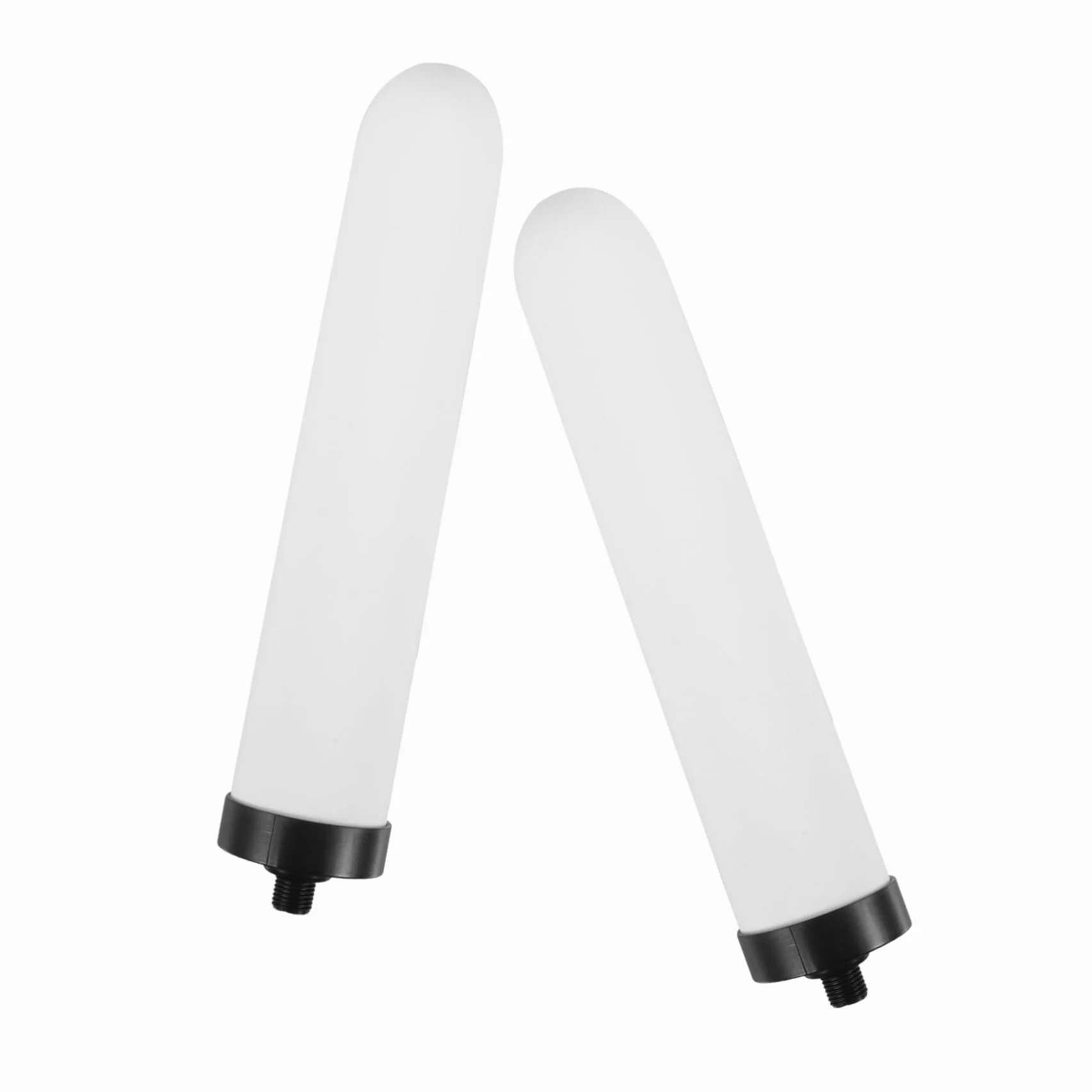 2 Pièces Cartouche de Filtration en Céramique Beige Compatible Système de Filtration sur Comptoir Installation Pratique pour Eau Potable