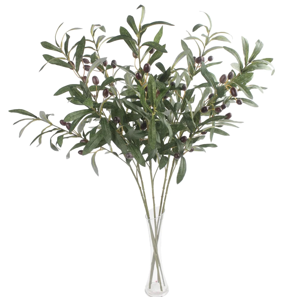 Lot de 5 Branches d'olivier artificielles 71,1 cm