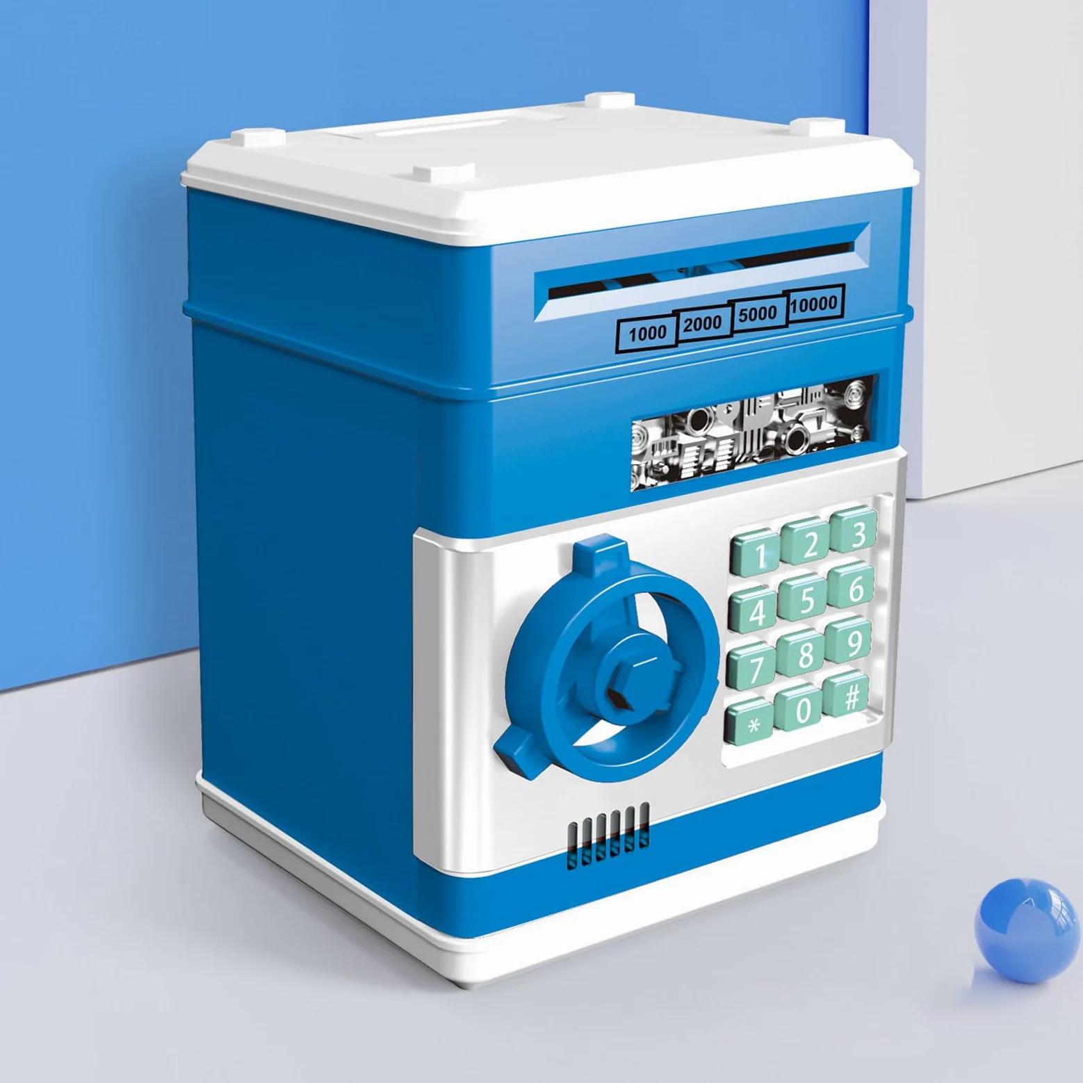 Tirelire Tirelire de dépôt sécurisé avec Mot de Passe, Grande capacité, Peut Entrer et Sortir, Meilleur Cadeau pour garçons et Filles Tirelire Billet