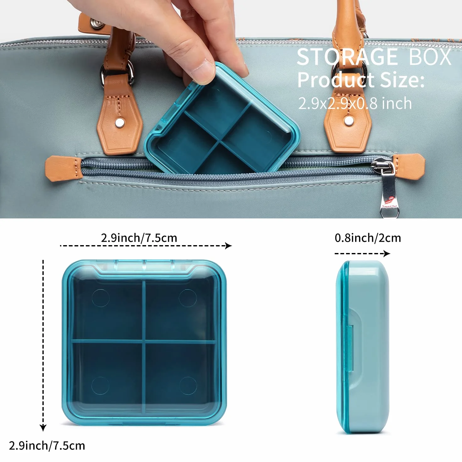 Boîte à médicaments avec combinaison – Boîte de rangement verrouillable pour médicaments – Boîte de rangement de sécurité – Organisateur médical – Boîte de verrouillage multifonction pour