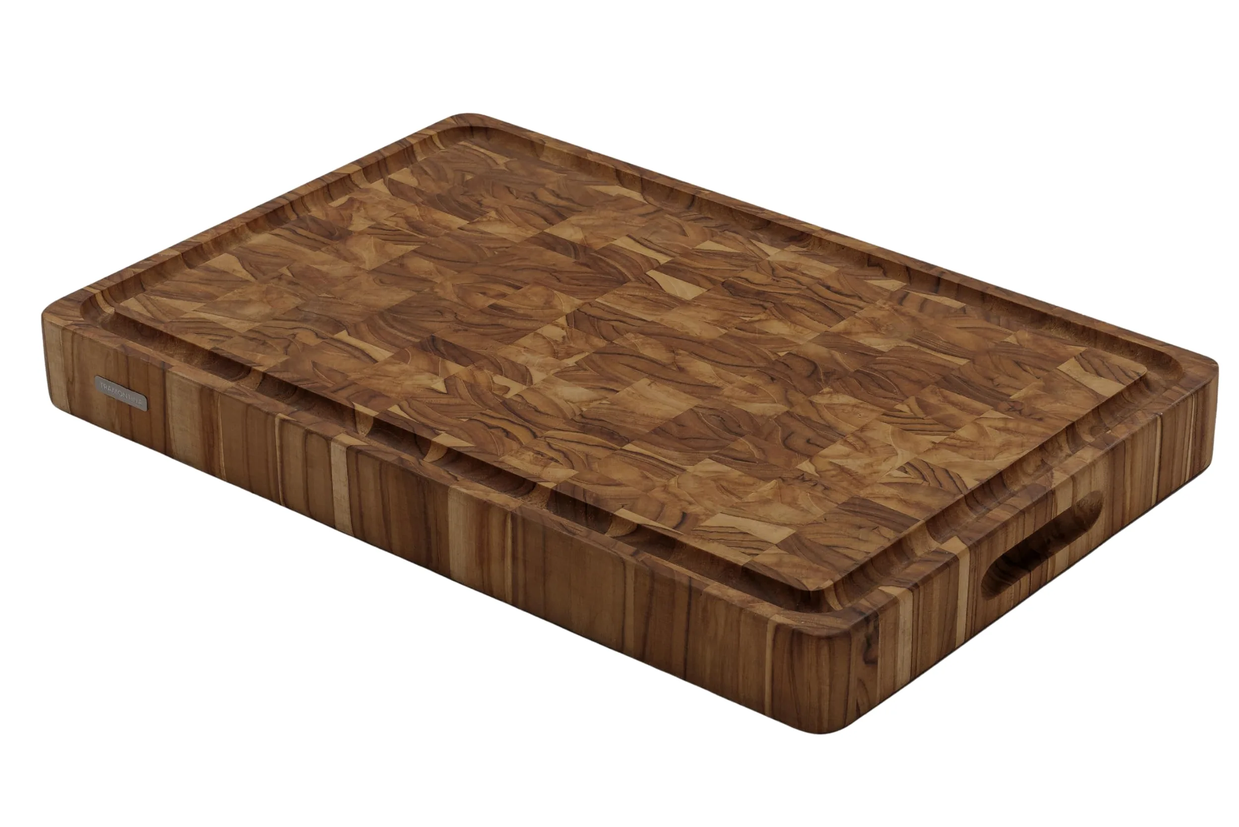 Tramontina Planche à découper en bois de teck Tramontina 60 x 40 x 6 cm, Churrasco Premium FSC