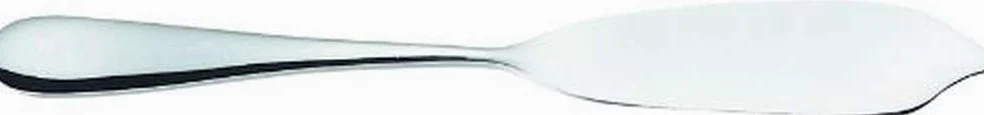 Alessi 5180/18 Nuovo Milano Couteau à Poisson en Acier Inoxydable 18/10 Brillant, Set de 6 Pièces, Blanc