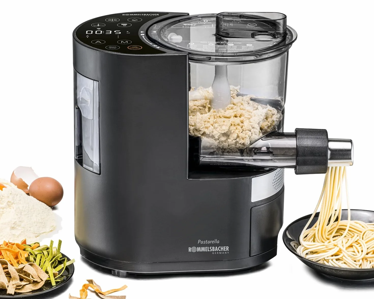 Rommelsbacher PM 220 Pastarella Machine à pâtes Plastique Noir