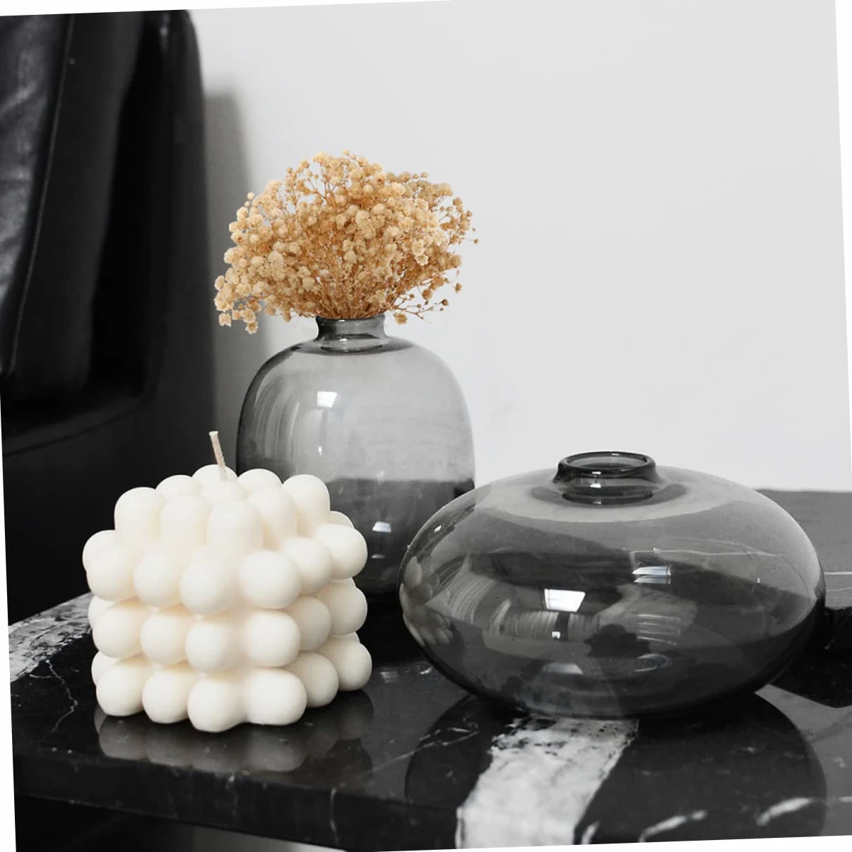 PRETYZOOM 2pièces Bouquets De Fleurs Séchées De Gypsophile De Décorations Naturelles pour Arrangements Floraux pour Décoration De Table Et Intérieur Bouquets De Mariage Et Bricolage