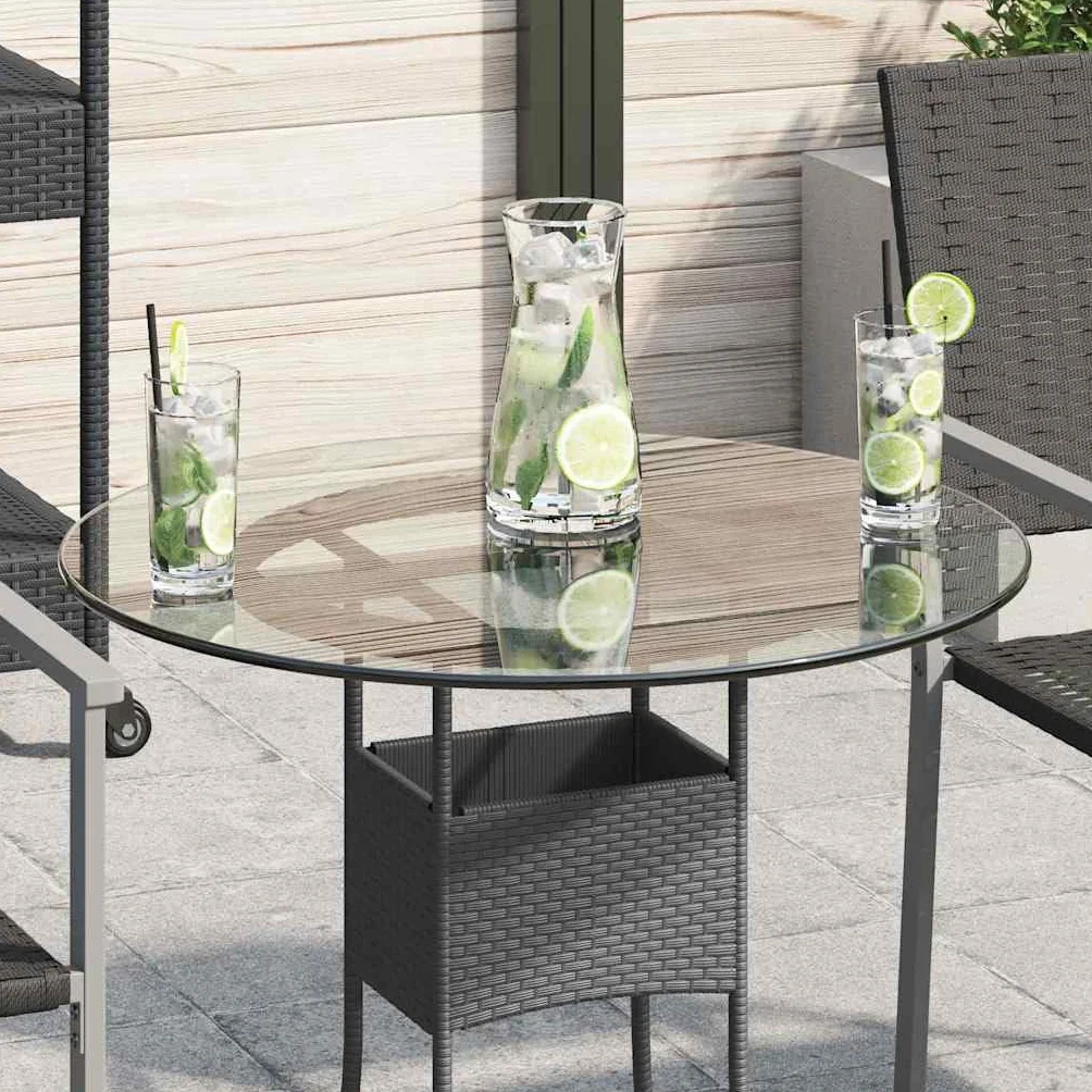 vidaXL Plateau de Table, Ø 600 mm, Verre Trempé, sans Montage, Transparent, Rond, 8 mm d’Épaisseur, Protection de Remplacement, Plateau de Table Robuste