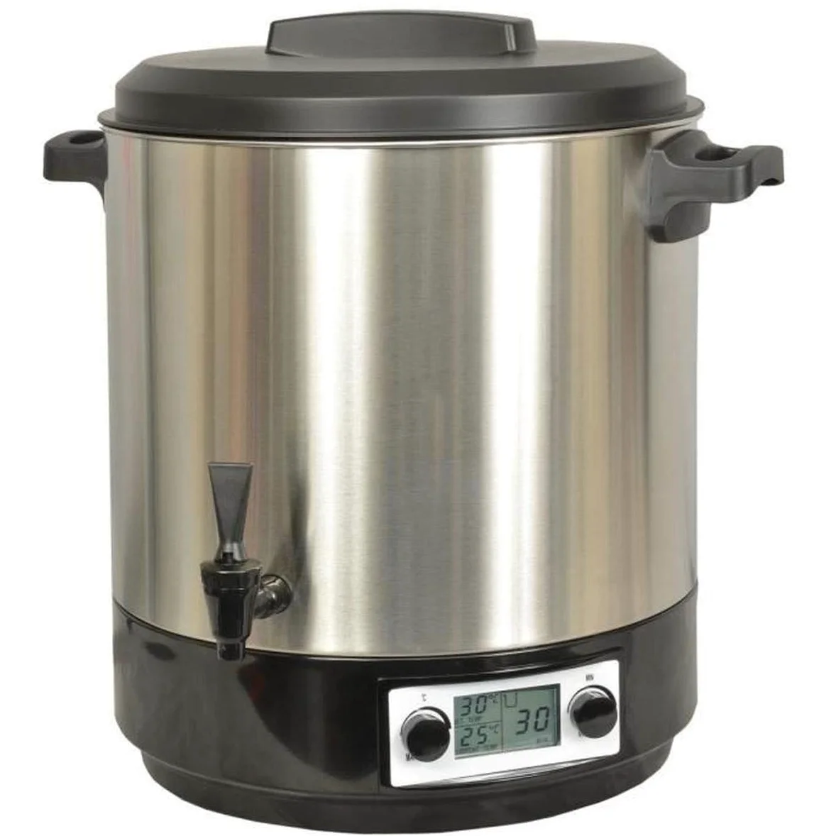 Stérilisateur De Bocaux Électrique Cuve Inox Avec Écran Lcd Robinet Et Minuteur 31l 2000w - KCPST31LCD.IX