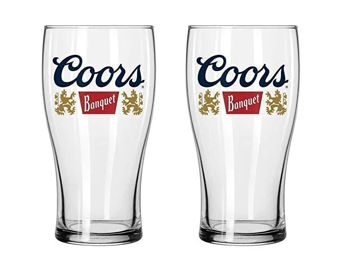Coors Lot de 2 verres à bière Motif tulipe