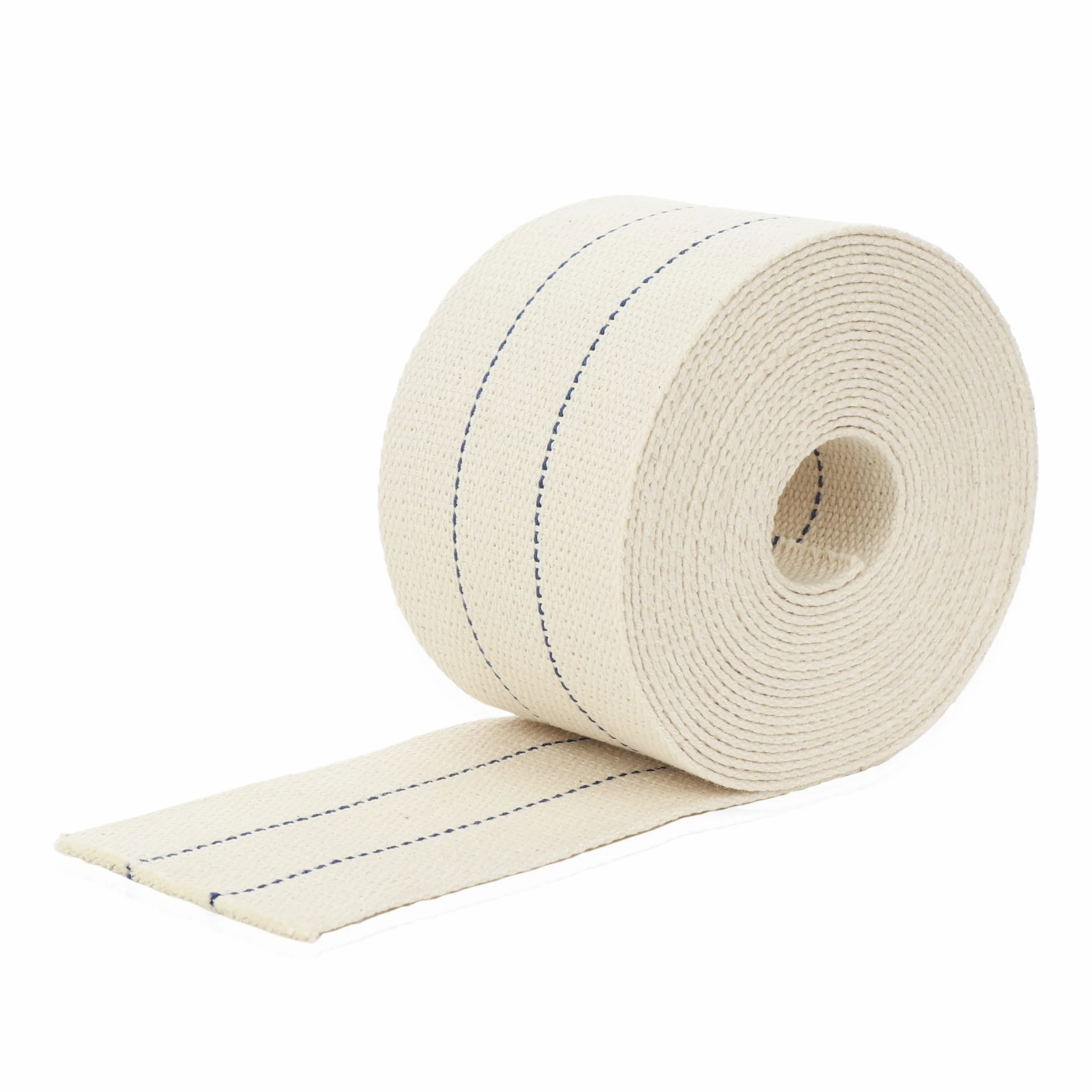 NKlaus Mèche de lampe plate en coton 100 % naturel - 66 mm - Pour brûleur à huile, lampe à pétrole purifié