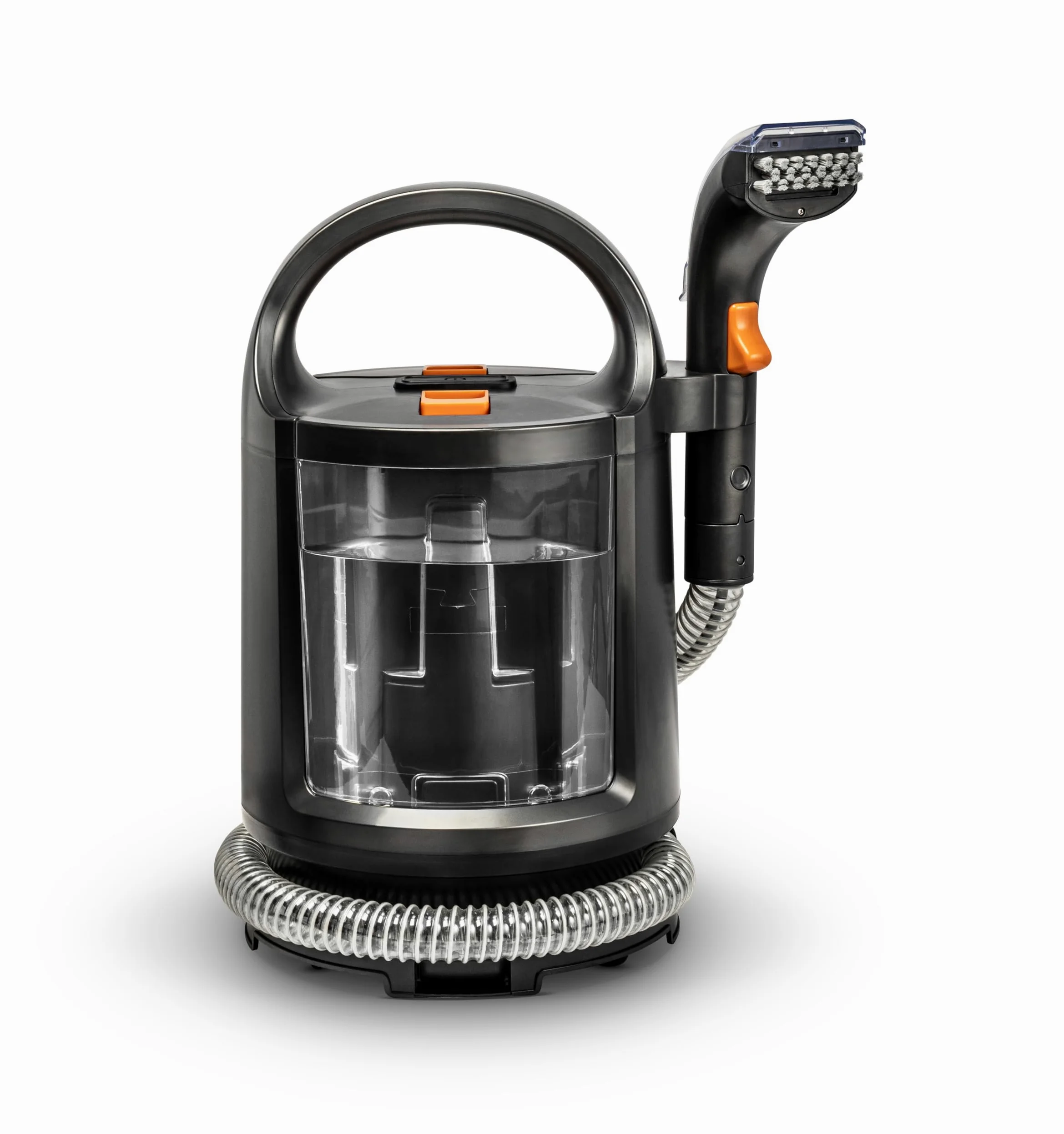 Shampouineuse 400W avec pulvérisateur - Nettoyeur textile à main avec réservoir, injecteur extracteur, détacheur laveur, aspire et nettoie canapés, tissus, moquettes, sièges auto, tapis, câble 5m